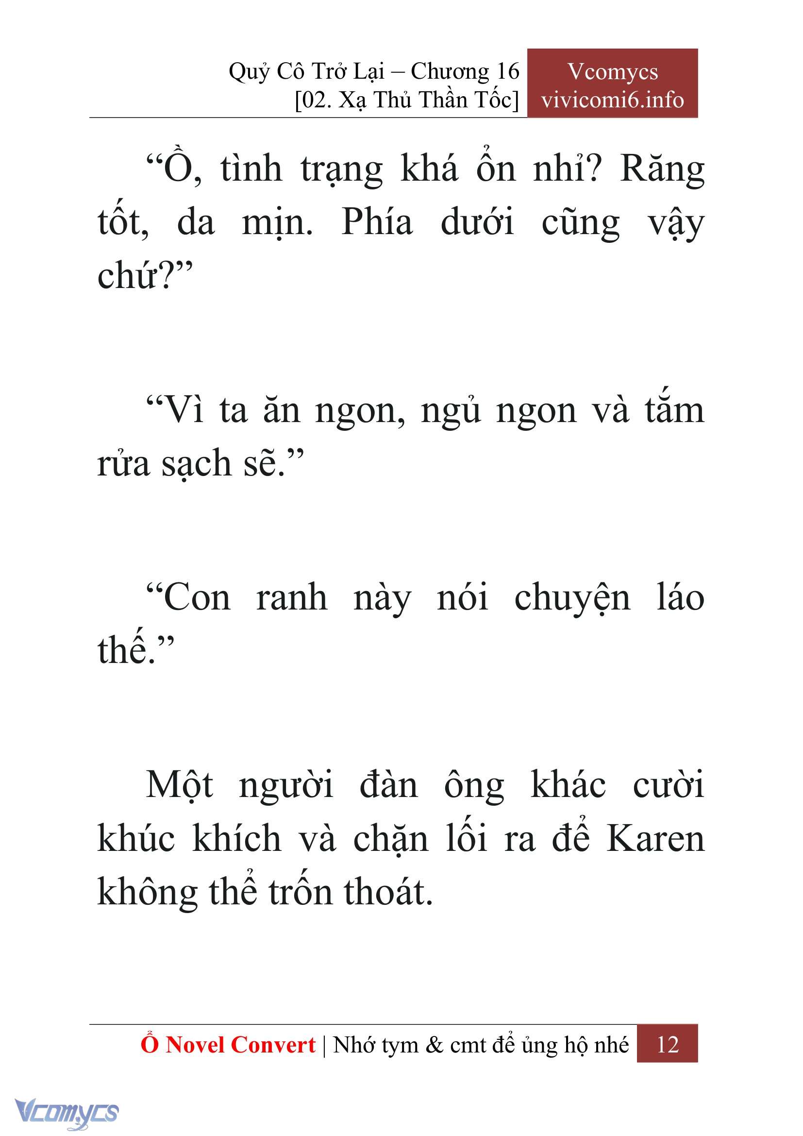 [Novel] Quý Cô Trở Lại Chapter 16 - Trang 15
