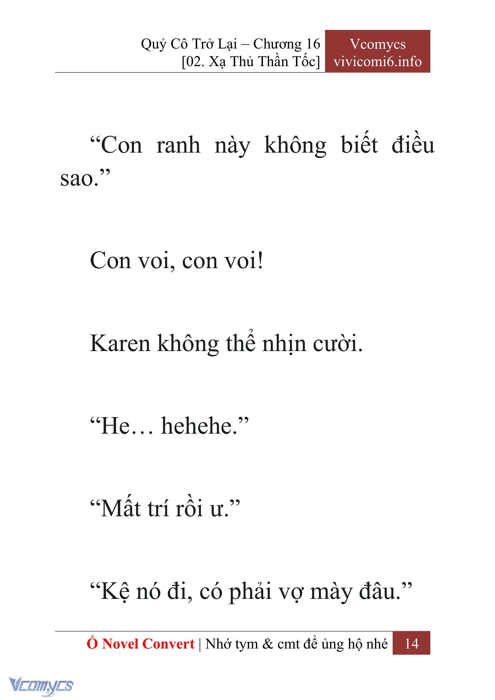 [Novel] Quý Cô Trở Lại Chapter 16 - Trang 17