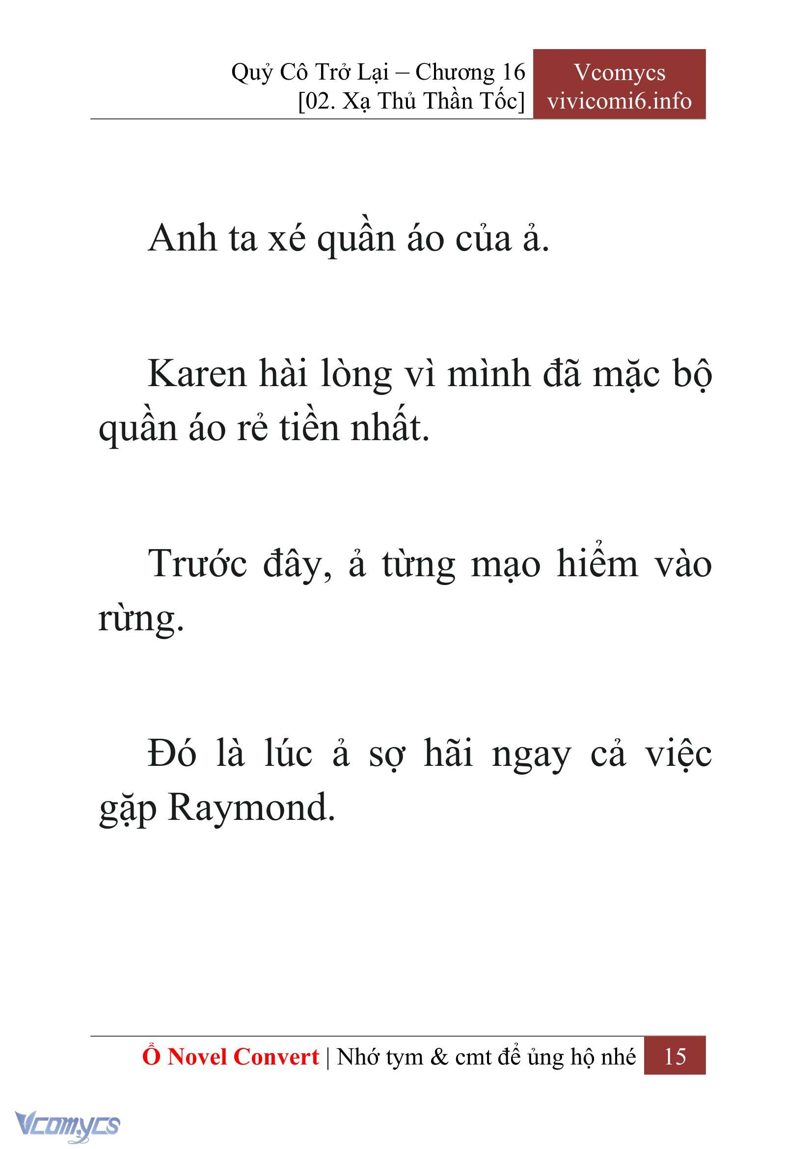 [Novel] Quý Cô Trở Lại Chapter 16 - Trang 18