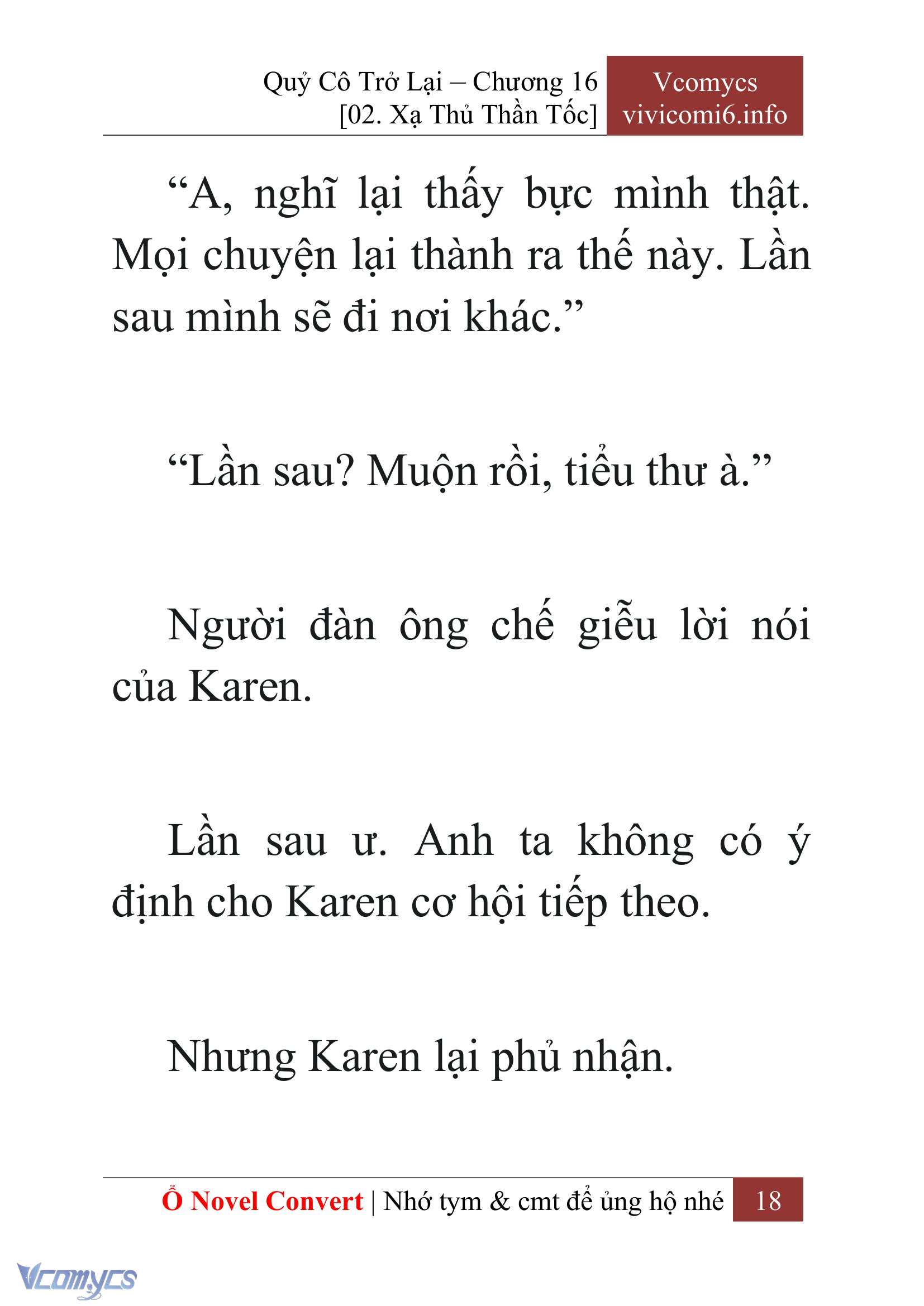 [Novel] Quý Cô Trở Lại Chapter 16 - Trang 21