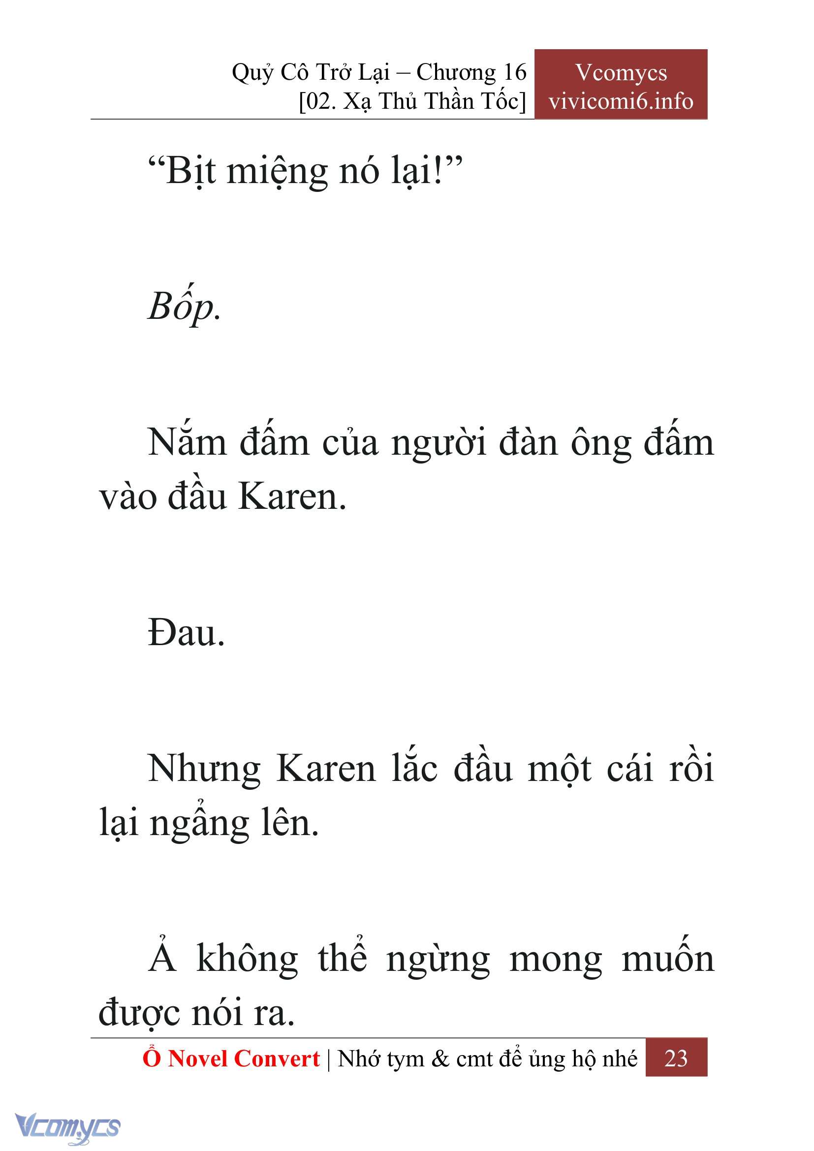 [Novel] Quý Cô Trở Lại Chapter 16 - Trang 26