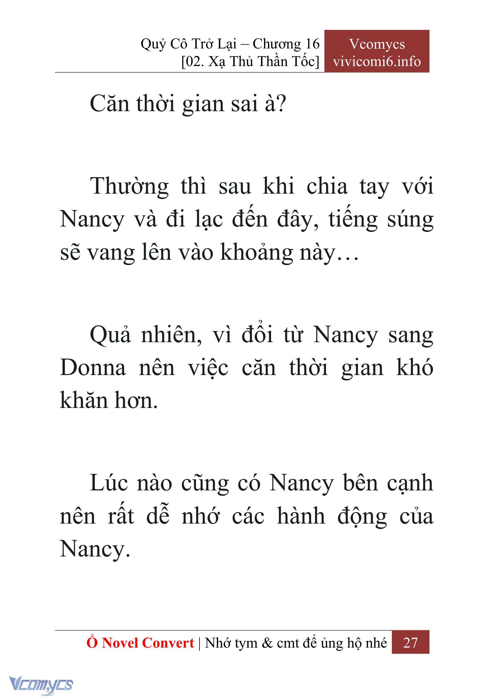 [Novel] Quý Cô Trở Lại Chapter 16 - Trang 30