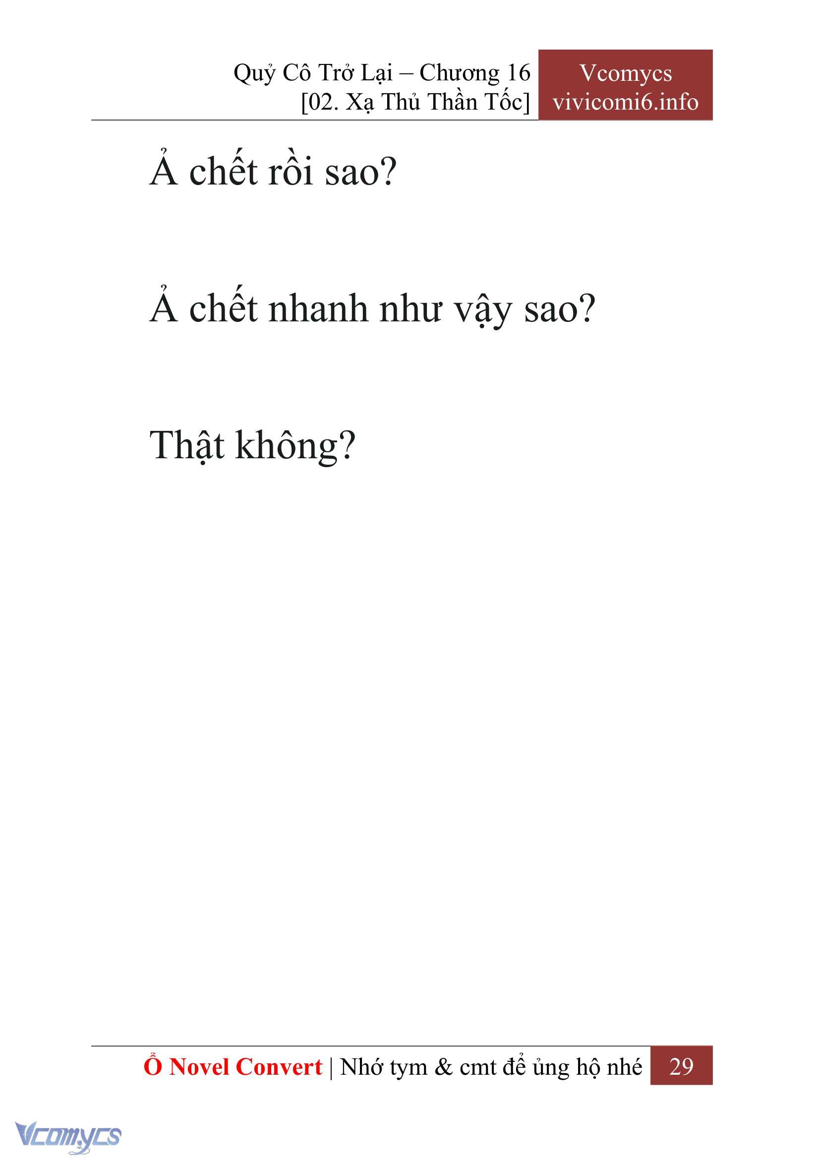[Novel] Quý Cô Trở Lại Chapter 16 - Trang 32