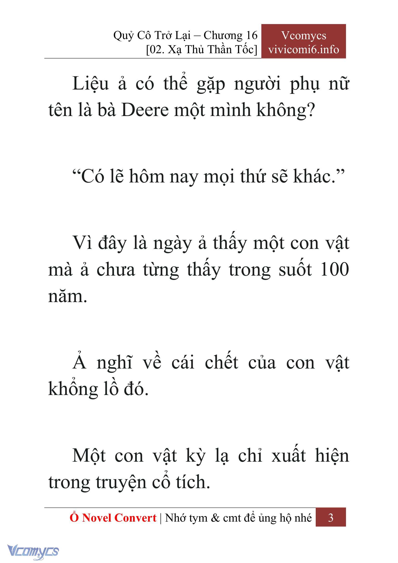 [Novel] Quý Cô Trở Lại Chapter 16 - Trang 6