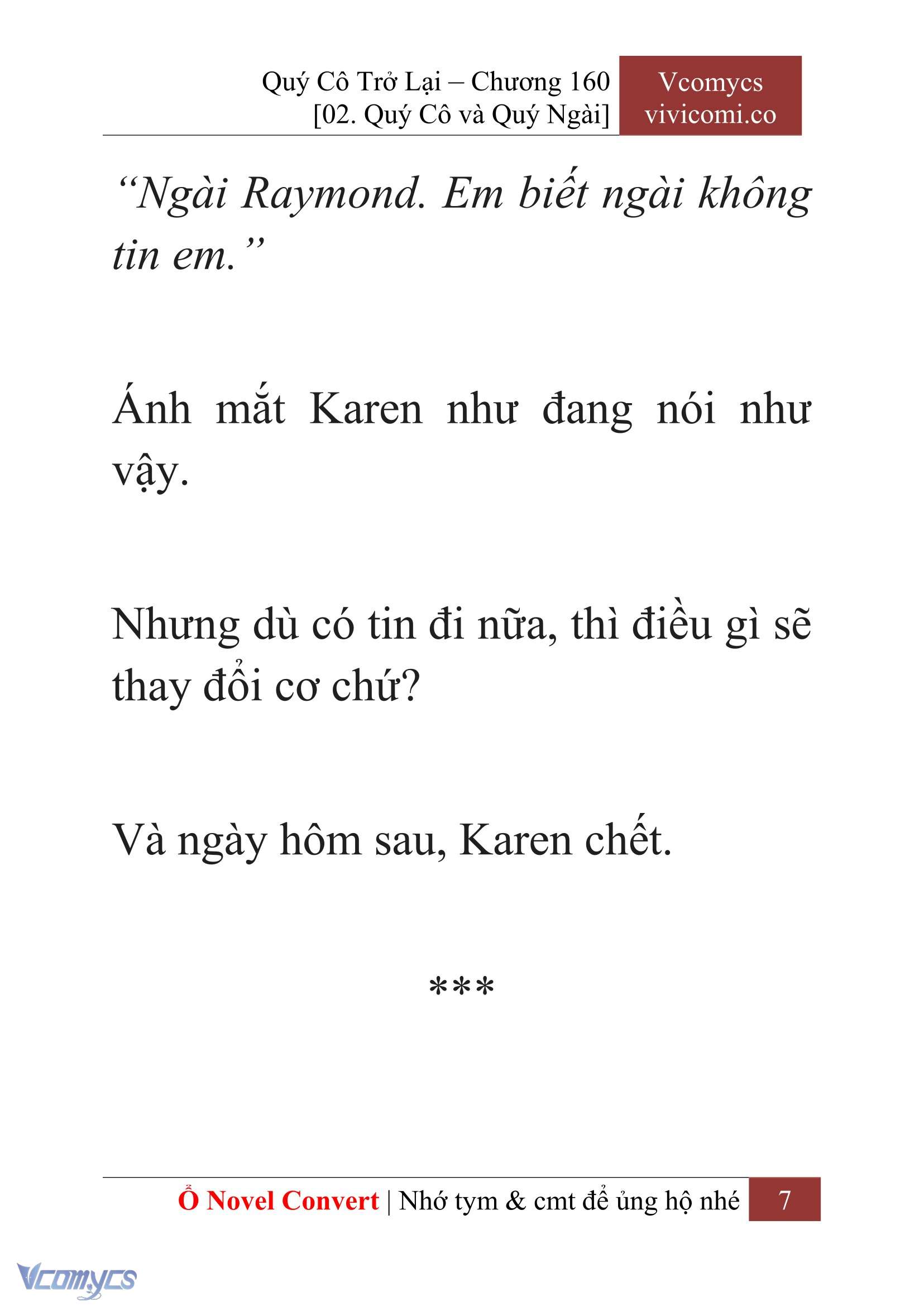 [Novel] Quý Cô Trở Lại Chapter 160 - Trang 10