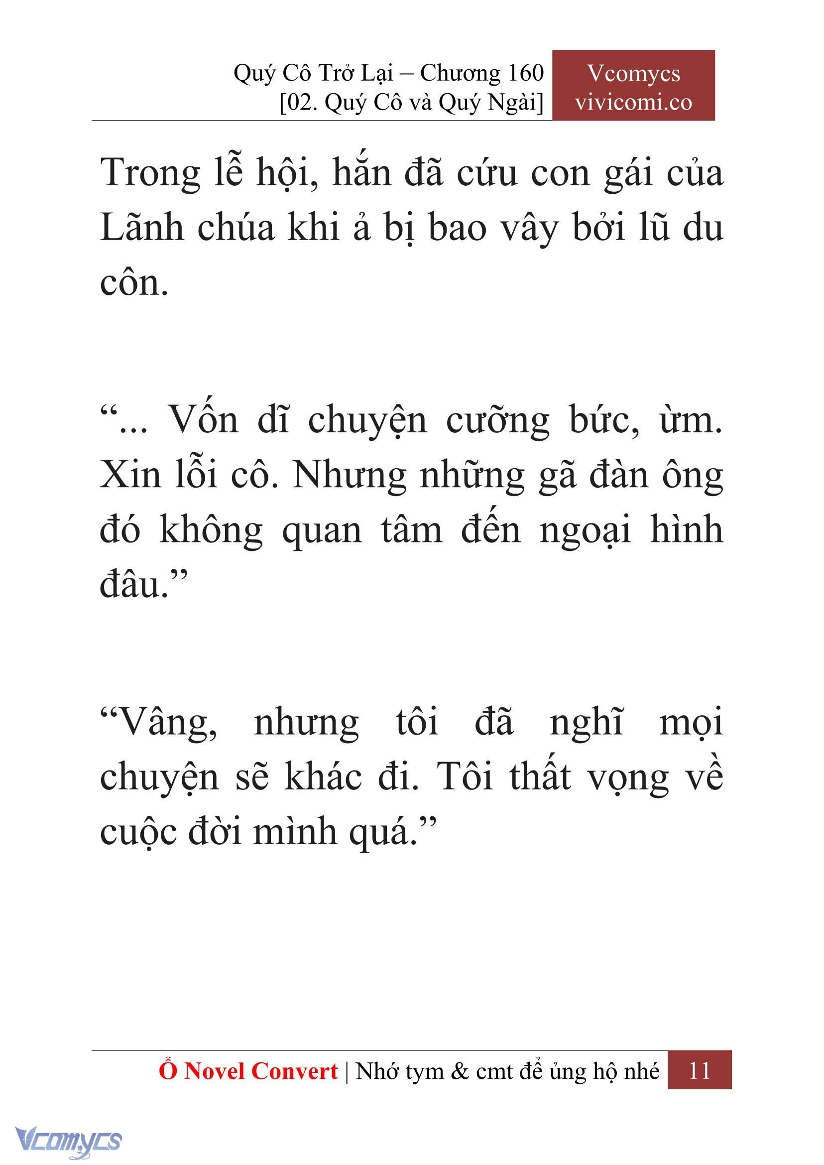 [Novel] Quý Cô Trở Lại Chapter 160 - Trang 14