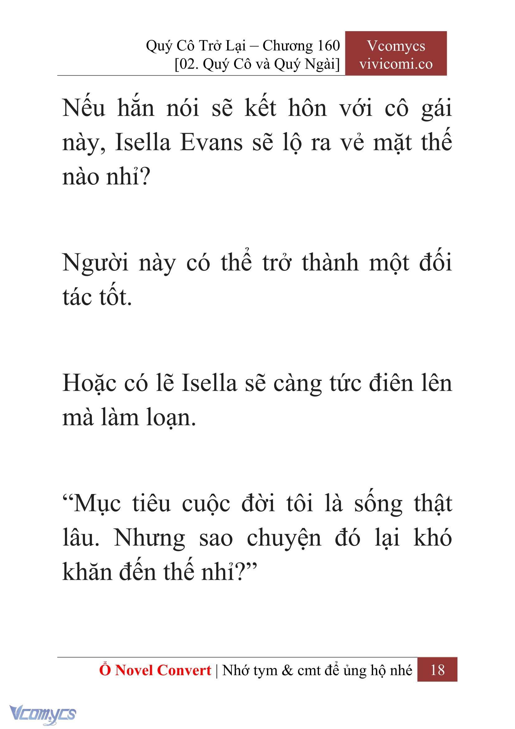[Novel] Quý Cô Trở Lại Chapter 160 - Trang 21