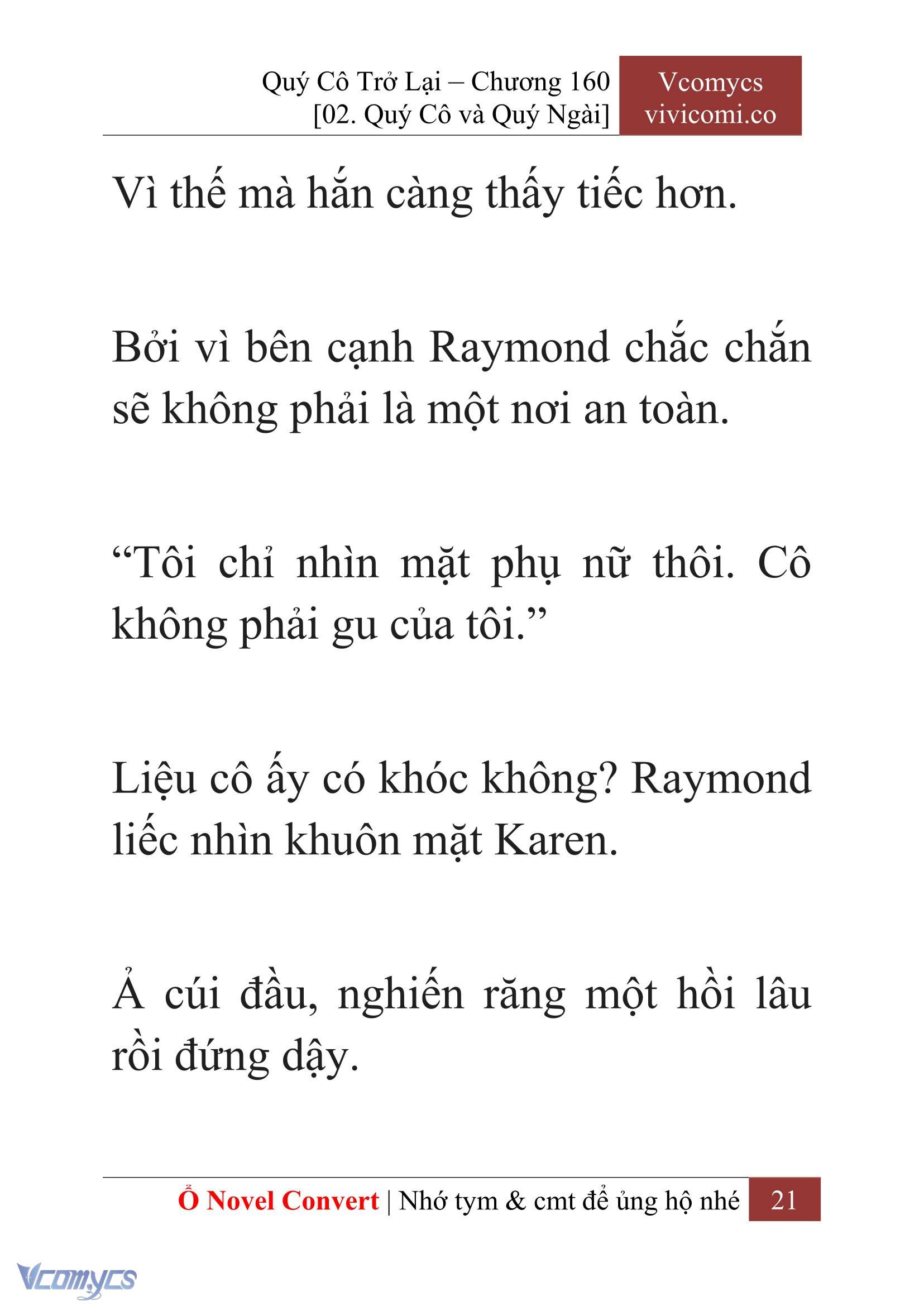 [Novel] Quý Cô Trở Lại Chapter 160 - Trang 24