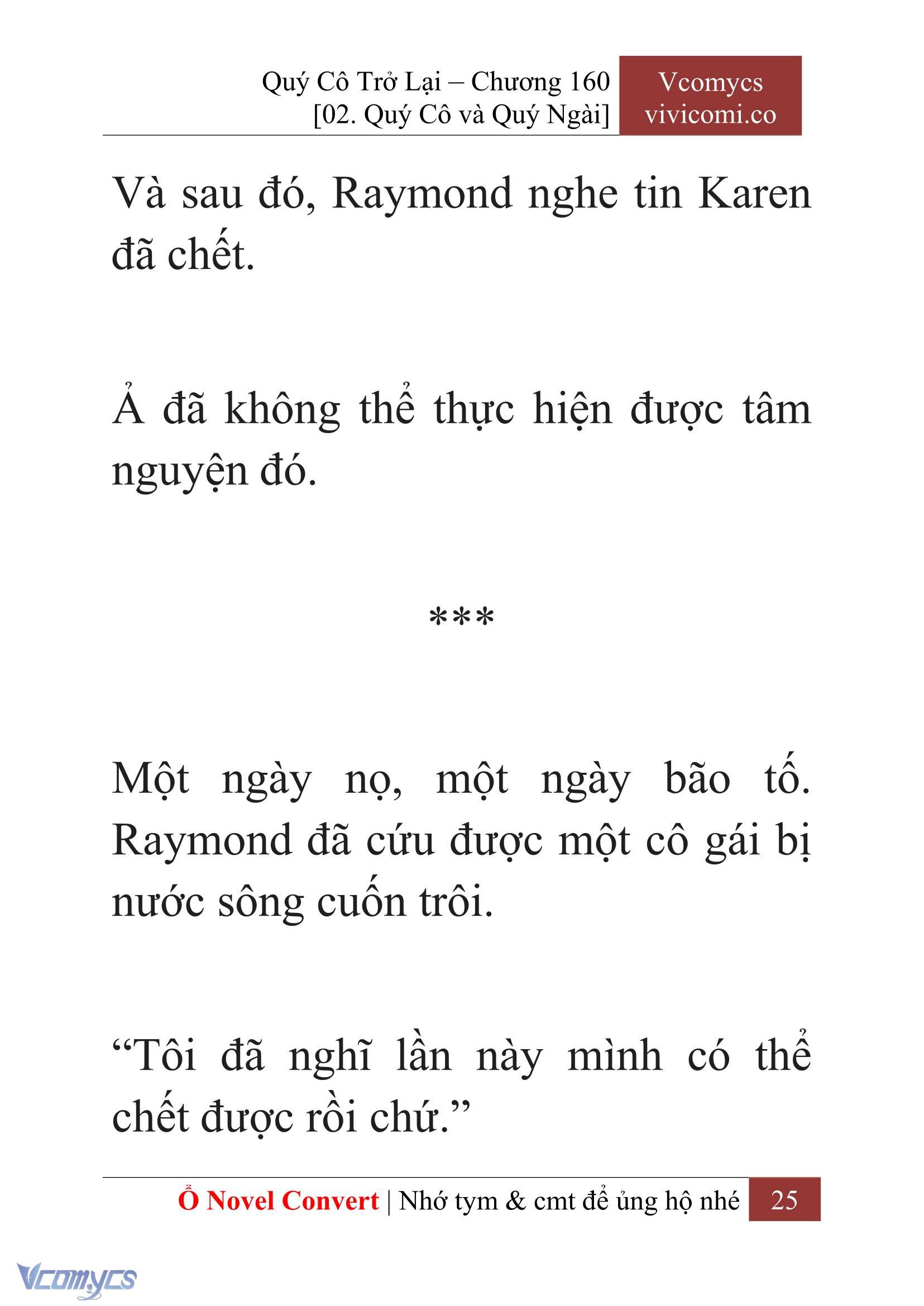 [Novel] Quý Cô Trở Lại Chapter 160 - Trang 28