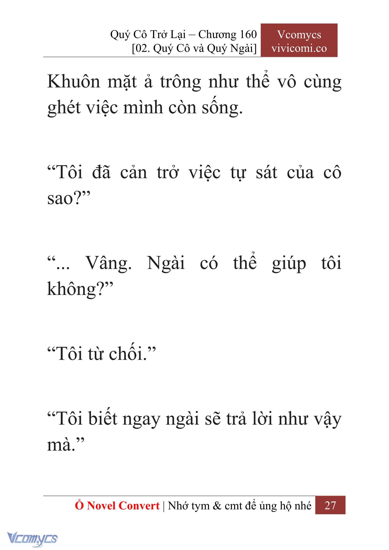 [Novel] Quý Cô Trở Lại Chapter 160 - Trang 30