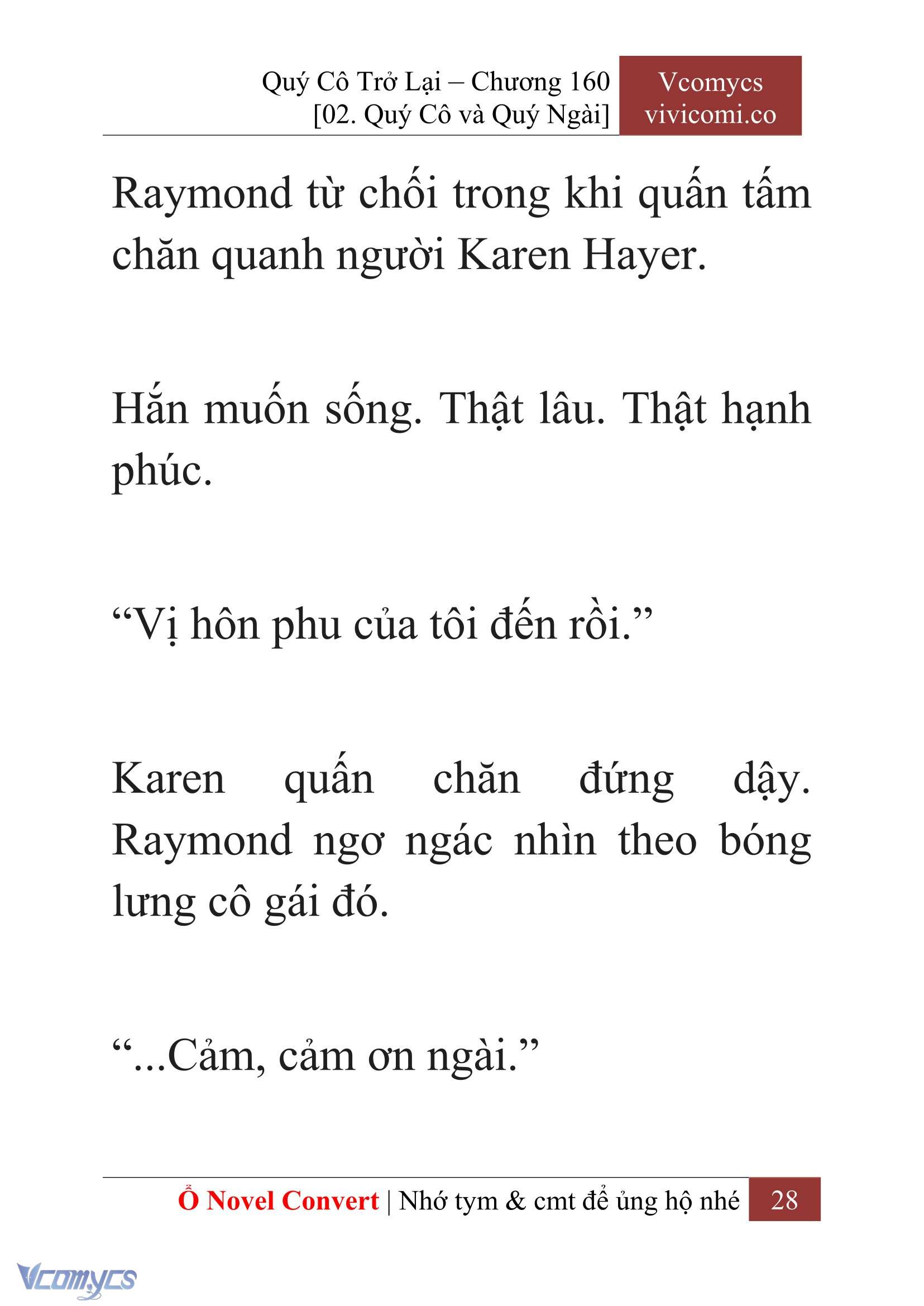 [Novel] Quý Cô Trở Lại Chapter 160 - Trang 31