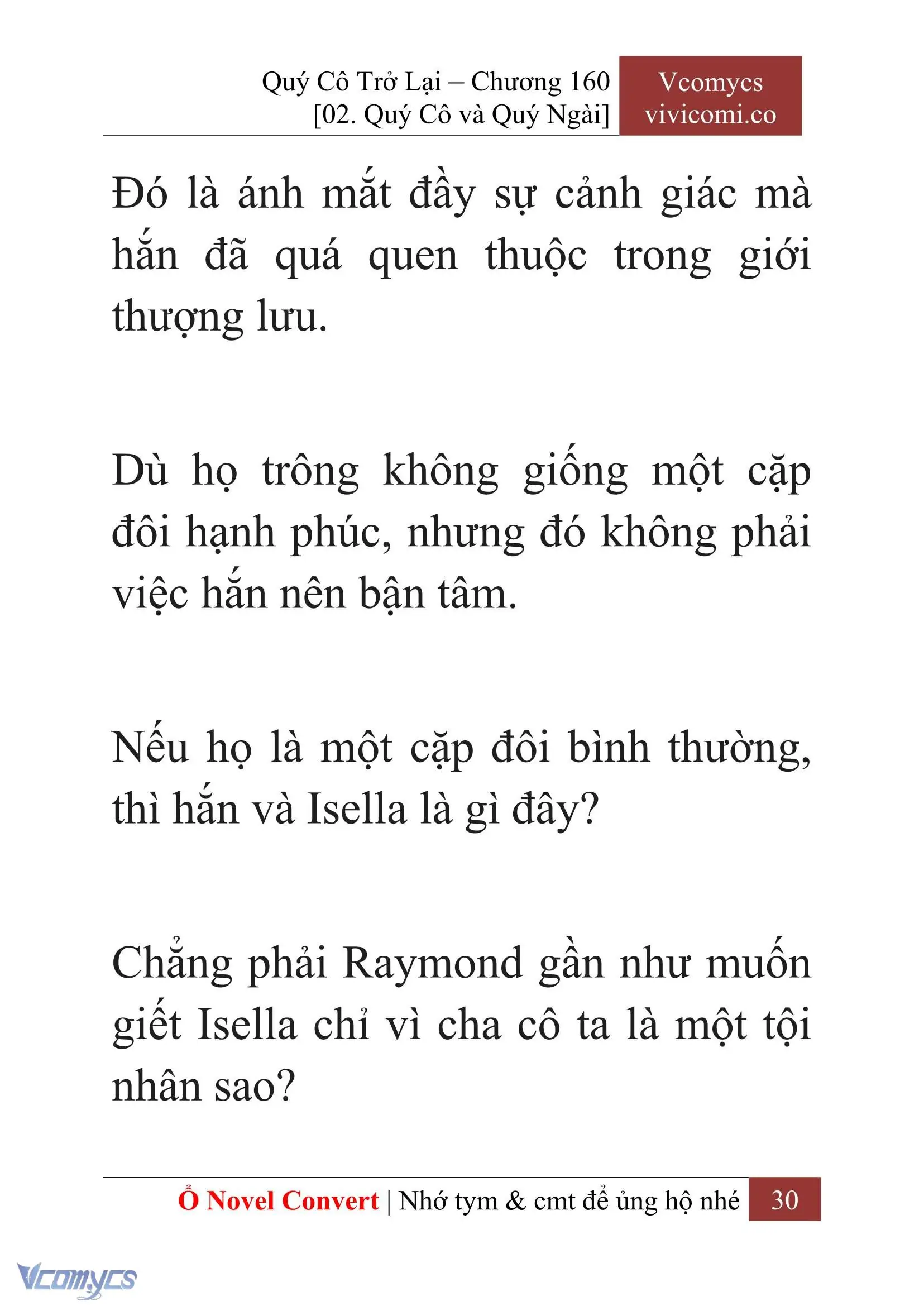 [Novel] Quý Cô Trở Lại Chapter 160 - Trang 33