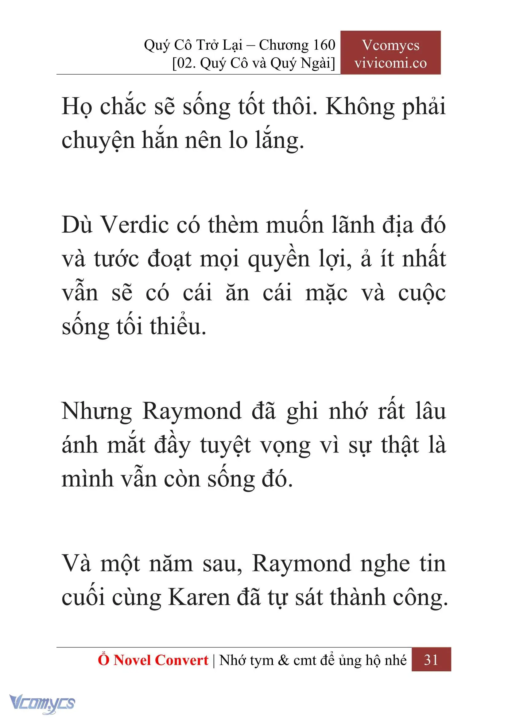 [Novel] Quý Cô Trở Lại Chapter 160 - Trang 34