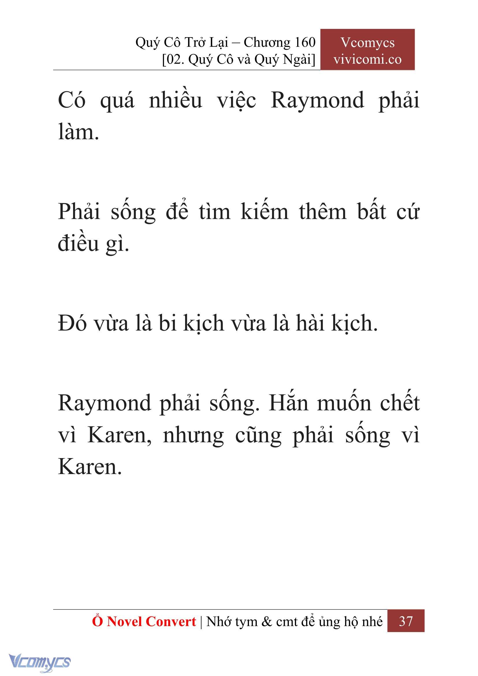 [Novel] Quý Cô Trở Lại Chapter 160 - Trang 40