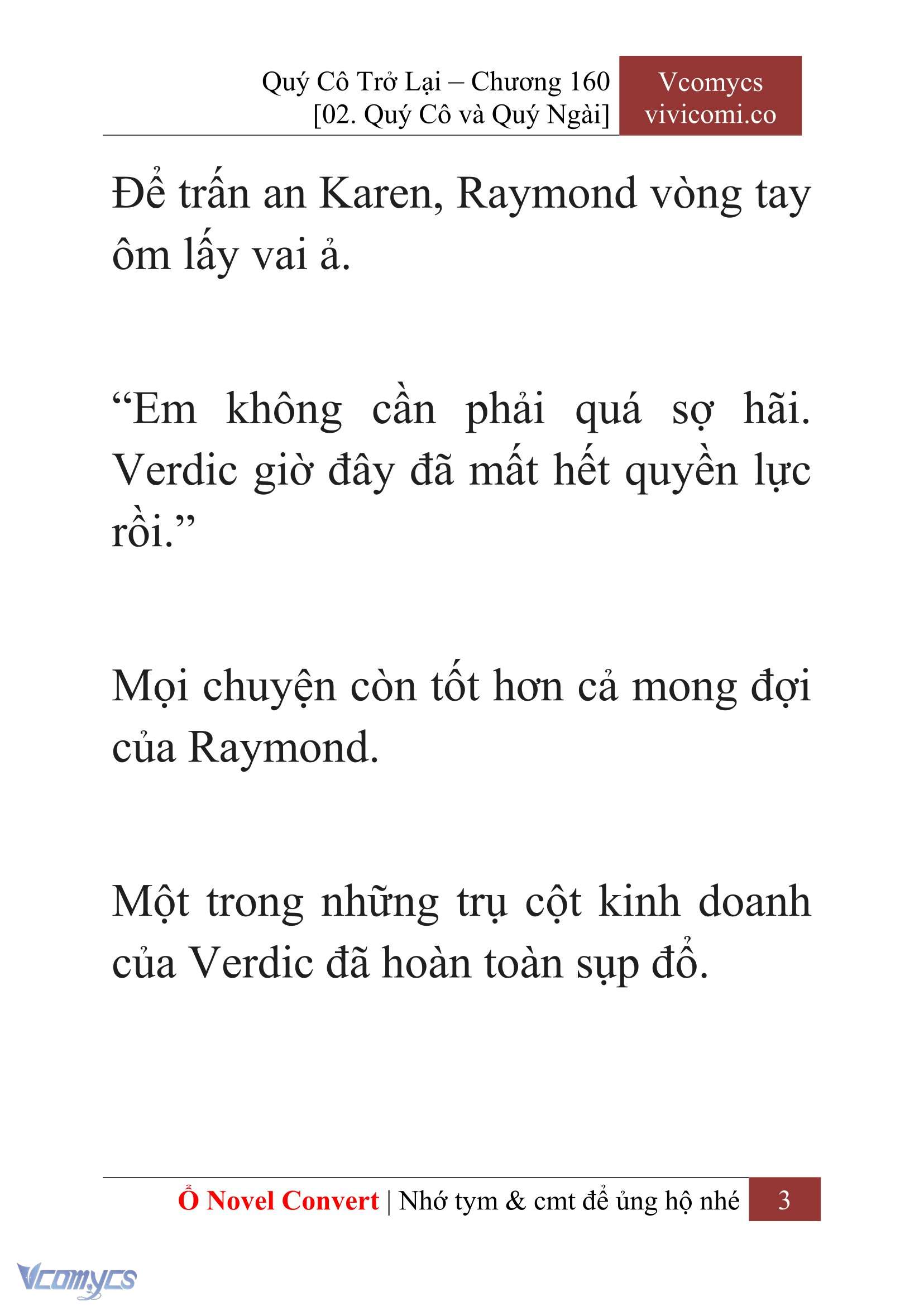 [Novel] Quý Cô Trở Lại Chapter 160 - Trang 6