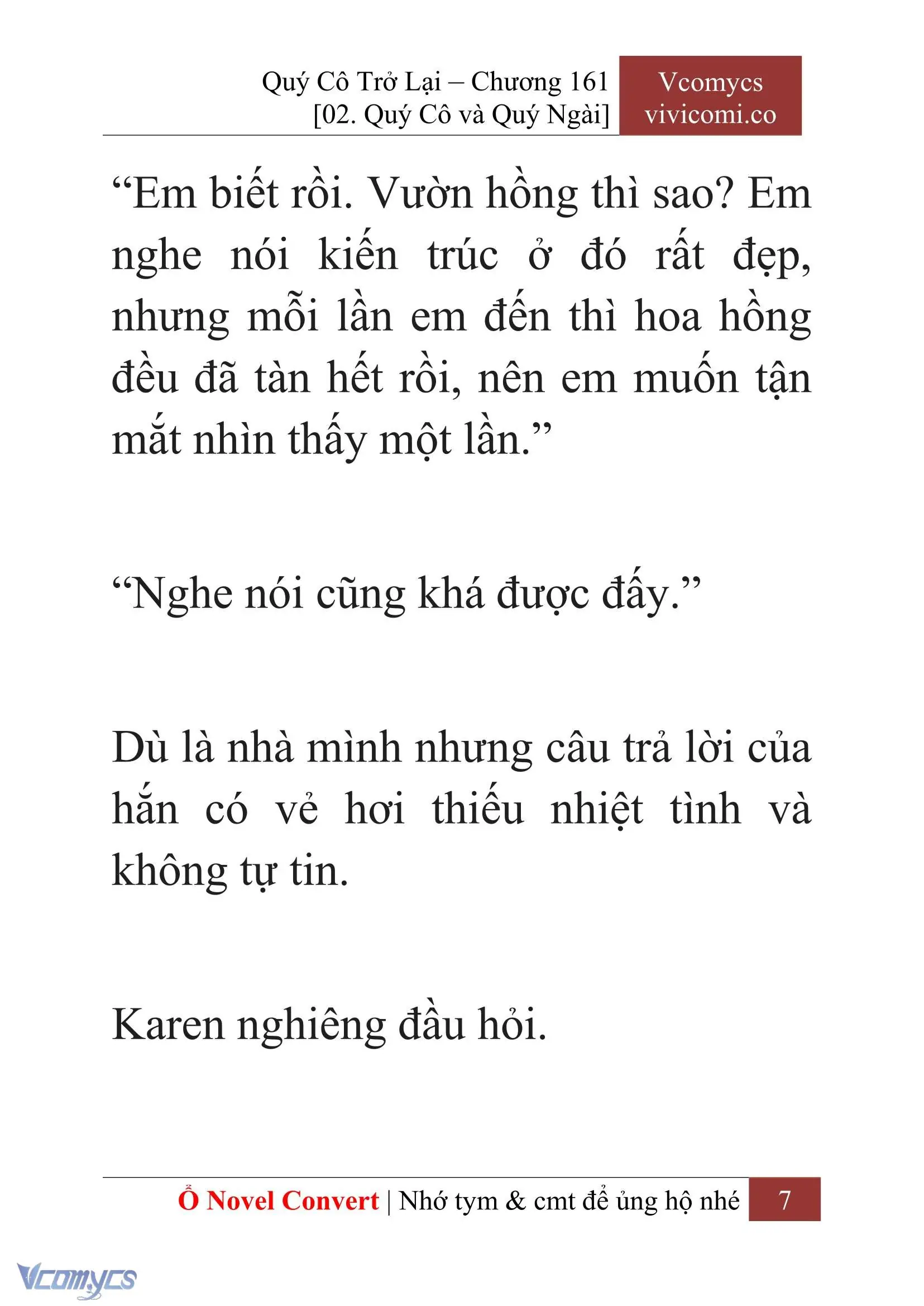 [Novel] Quý Cô Trở Lại Chapter 161 - Trang 9