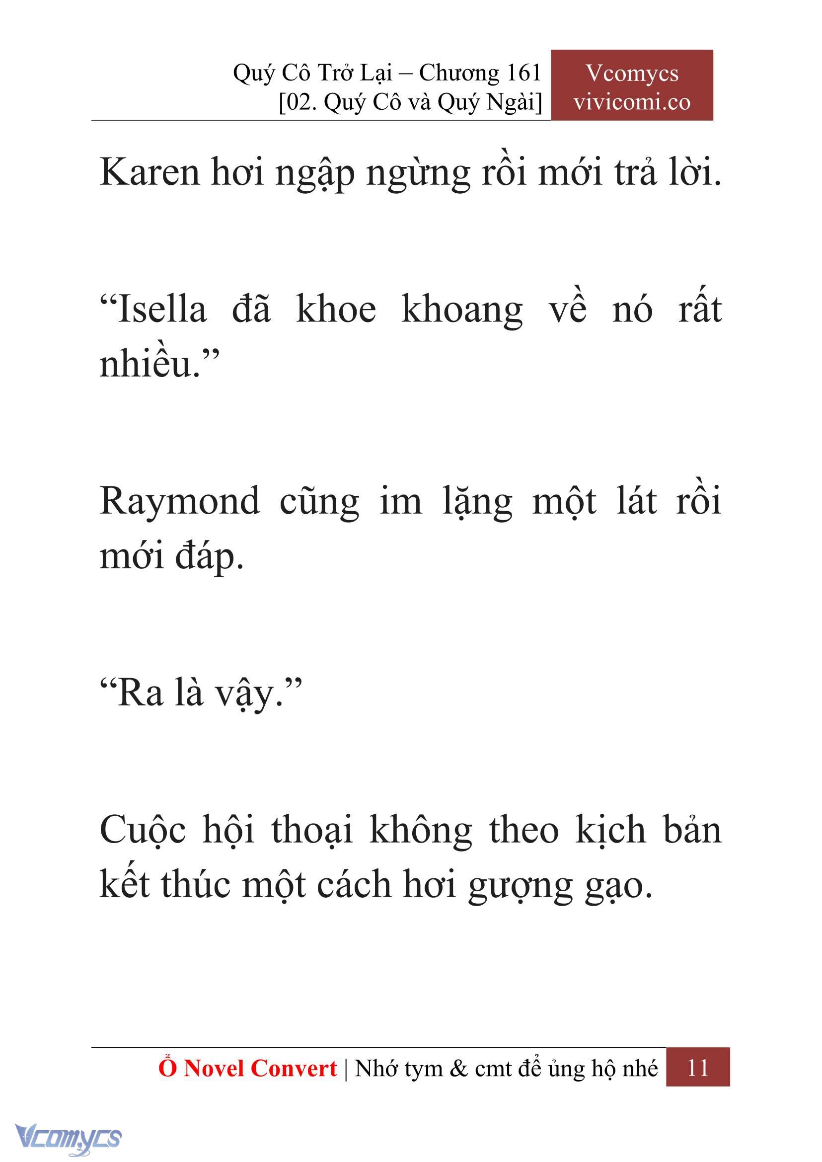 [Novel] Quý Cô Trở Lại Chapter 161 - Trang 13