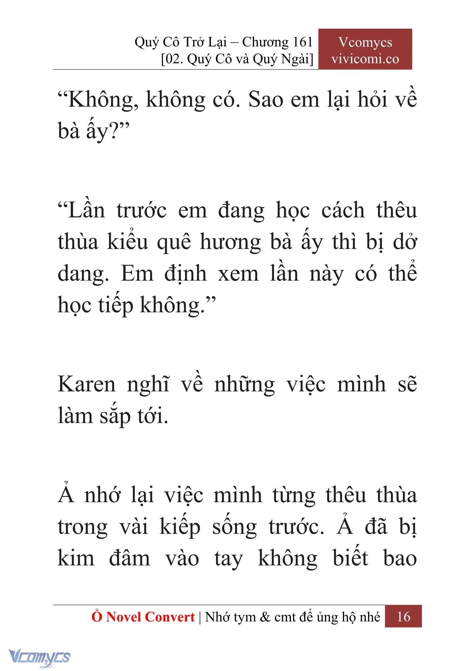 [Novel] Quý Cô Trở Lại Chapter 161 - Trang 18