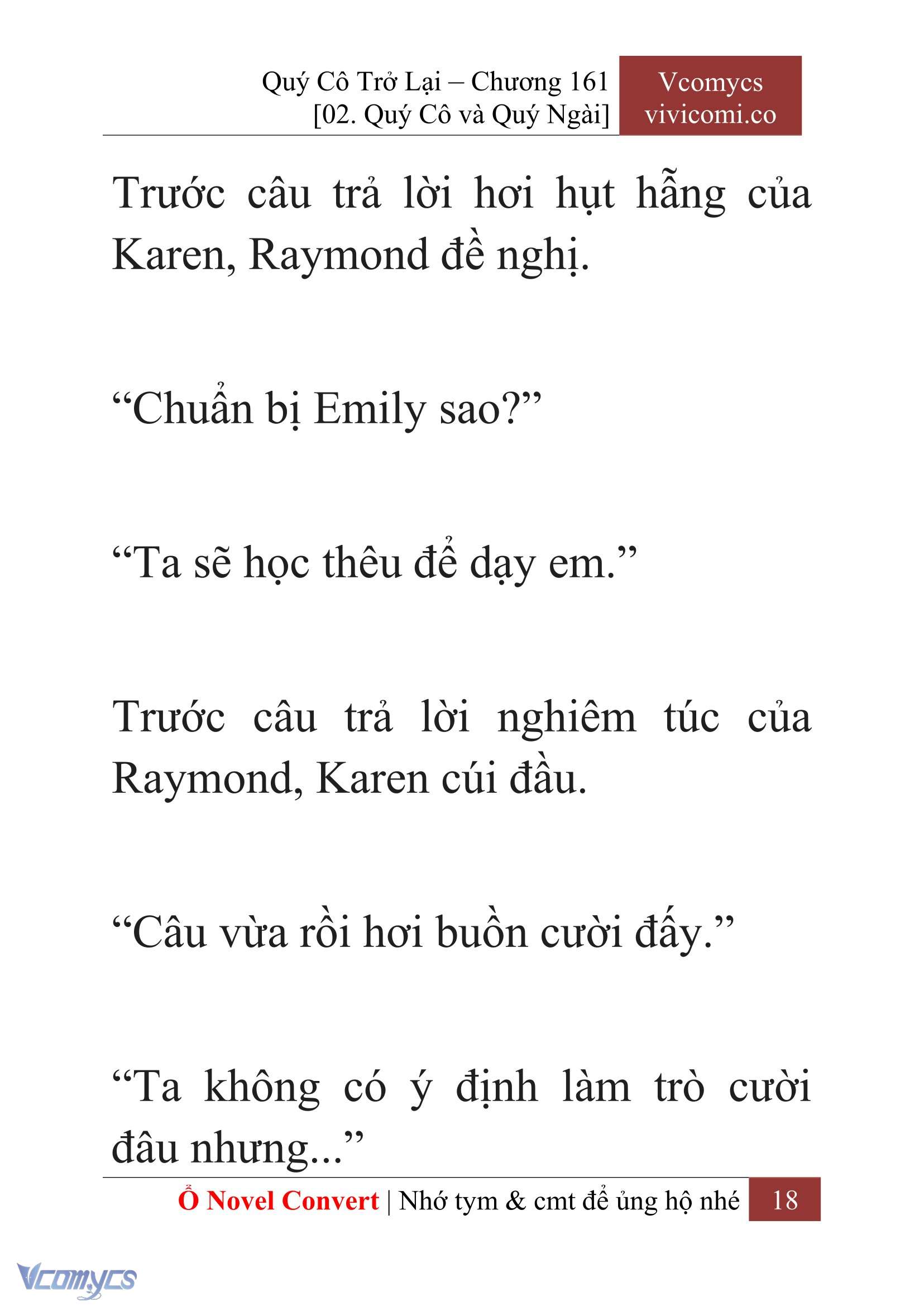 [Novel] Quý Cô Trở Lại Chapter 161 - Trang 20