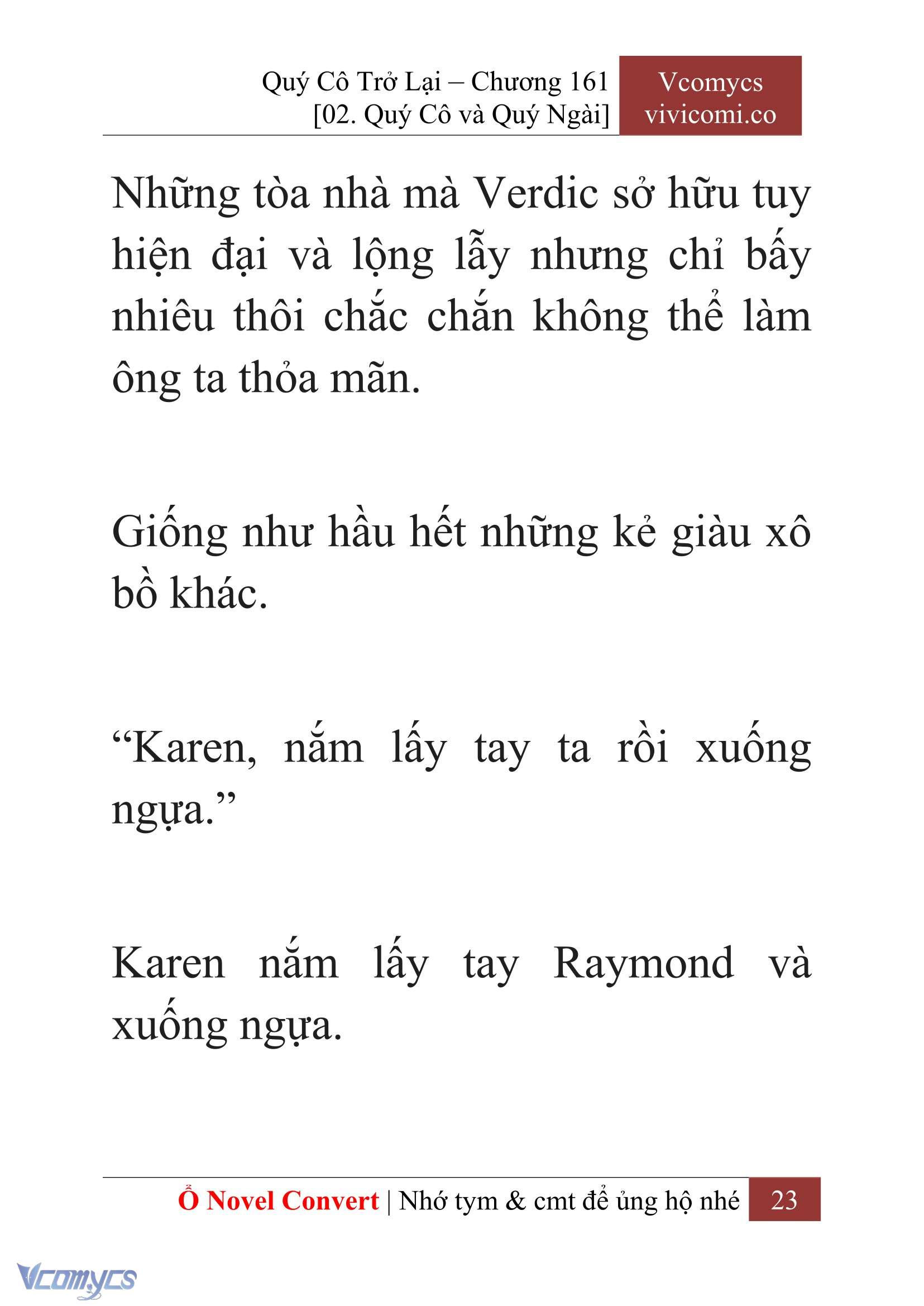 [Novel] Quý Cô Trở Lại Chapter 161 - Trang 25