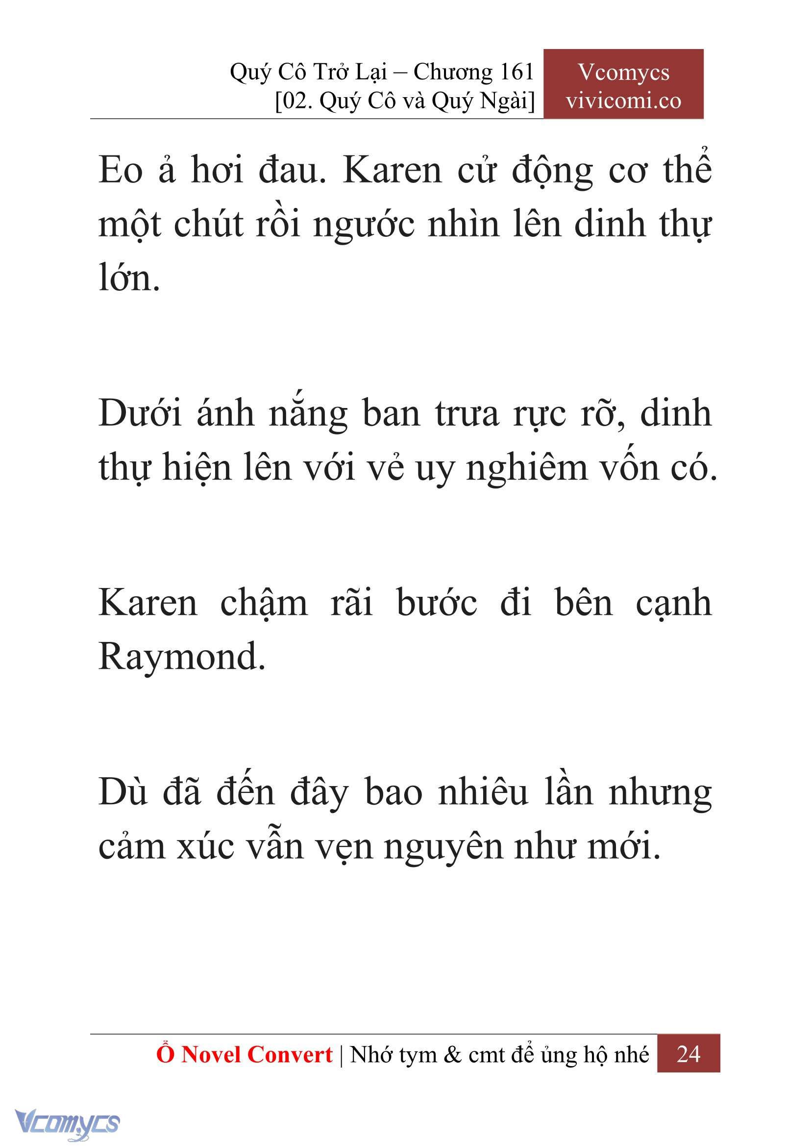 [Novel] Quý Cô Trở Lại Chapter 161 - Trang 26