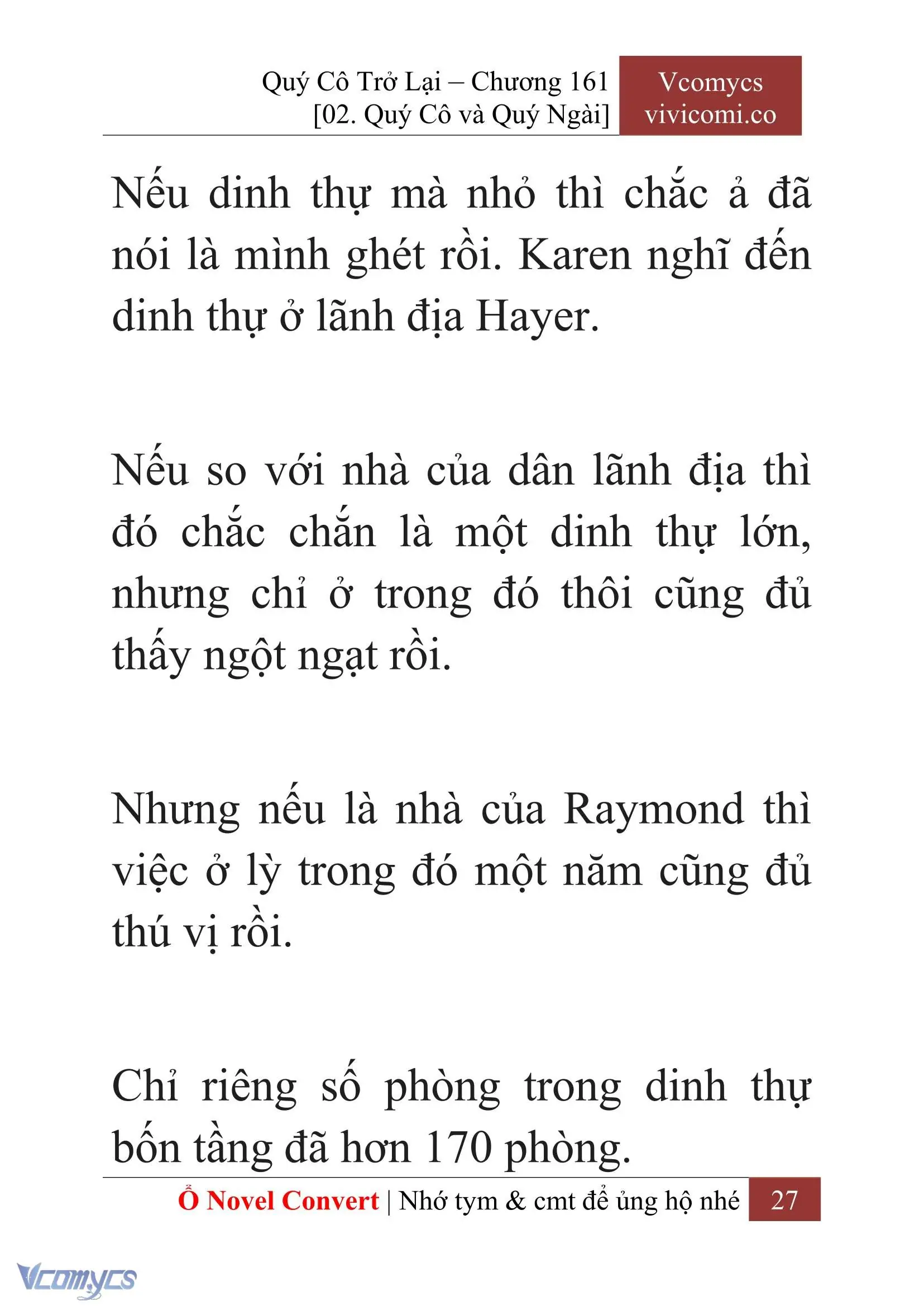 [Novel] Quý Cô Trở Lại Chapter 161 - Trang 29