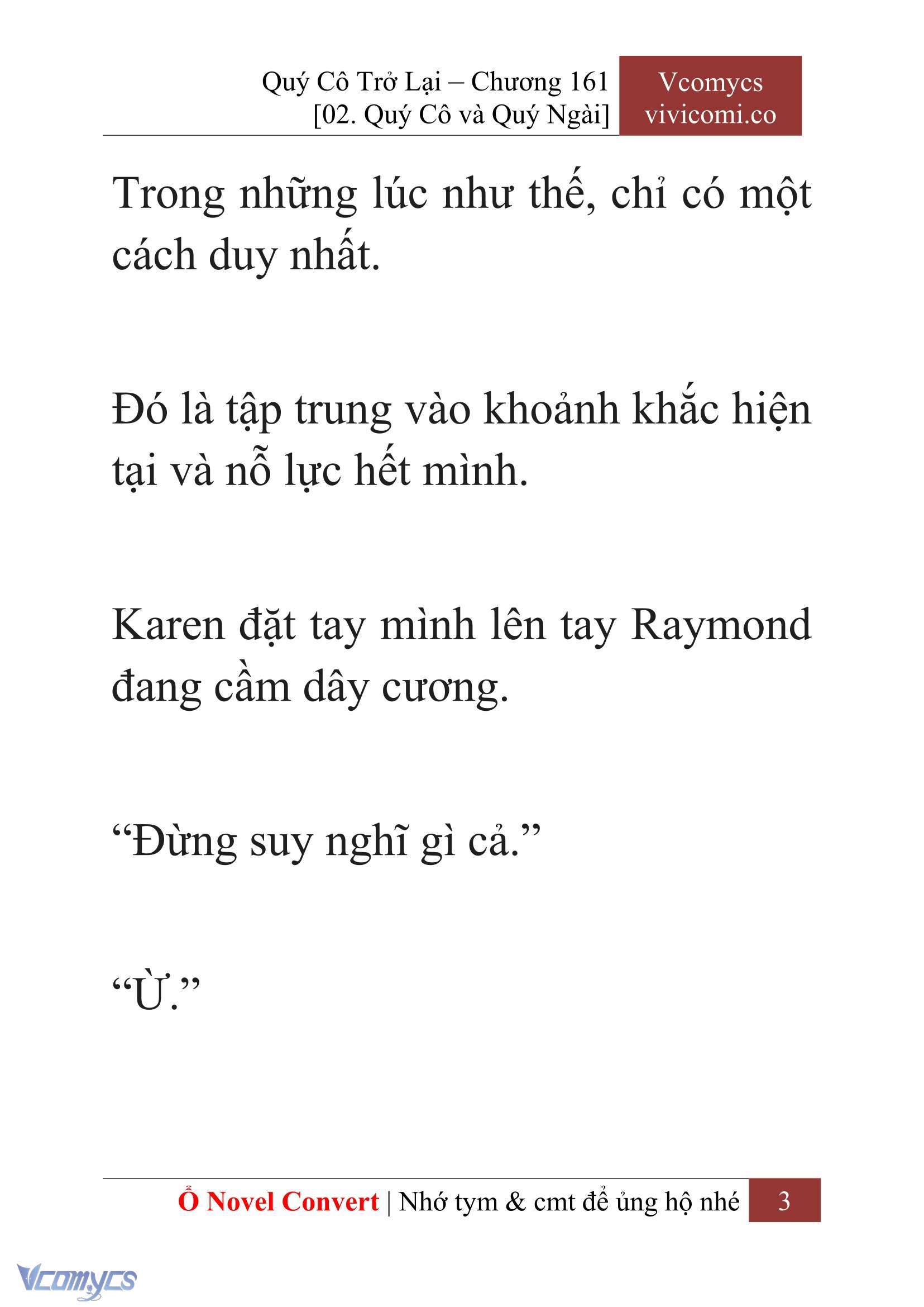 [Novel] Quý Cô Trở Lại Chapter 161 - Trang 5