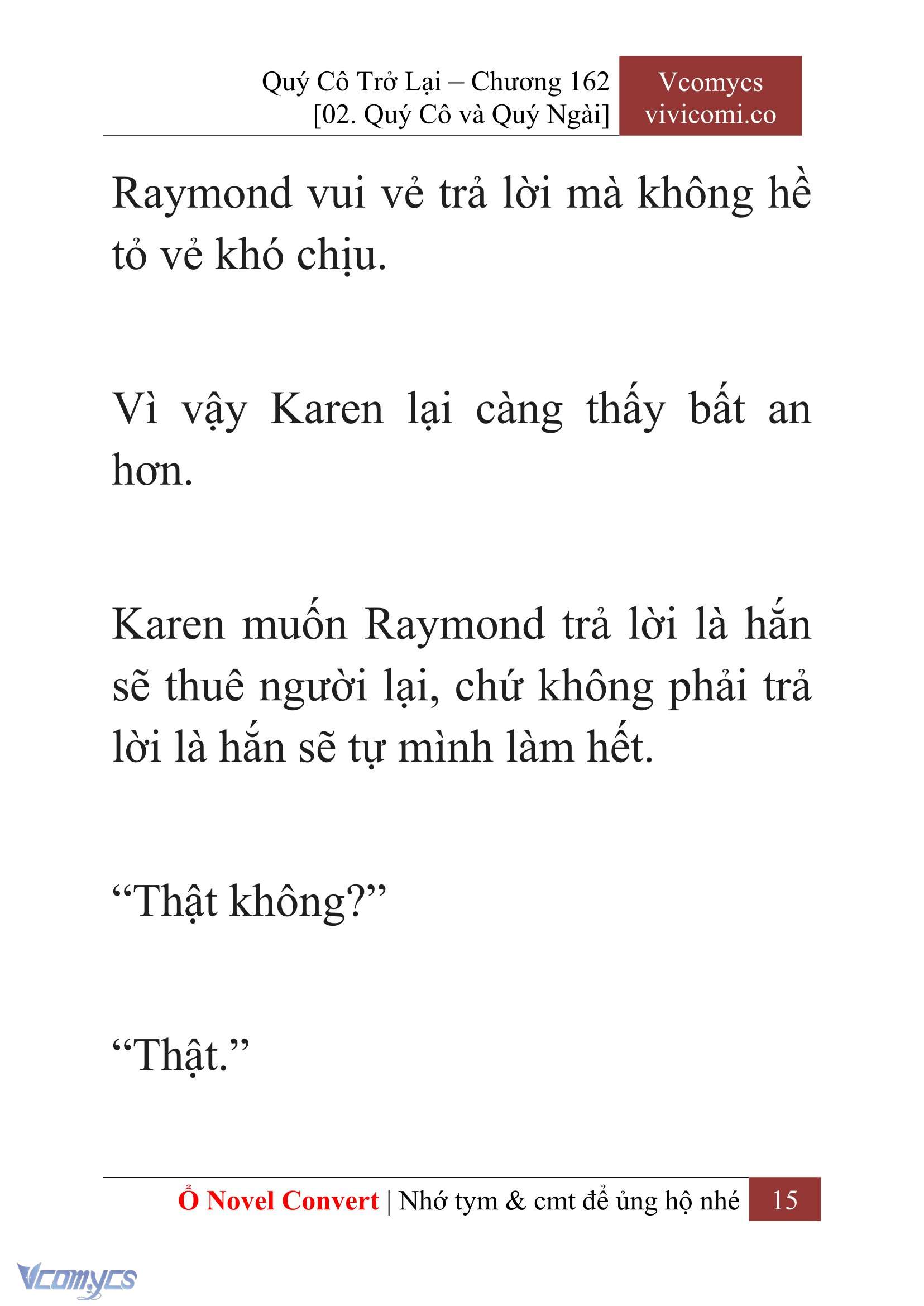 [Novel] Quý Cô Trở Lại Chapter 162 - Trang 18