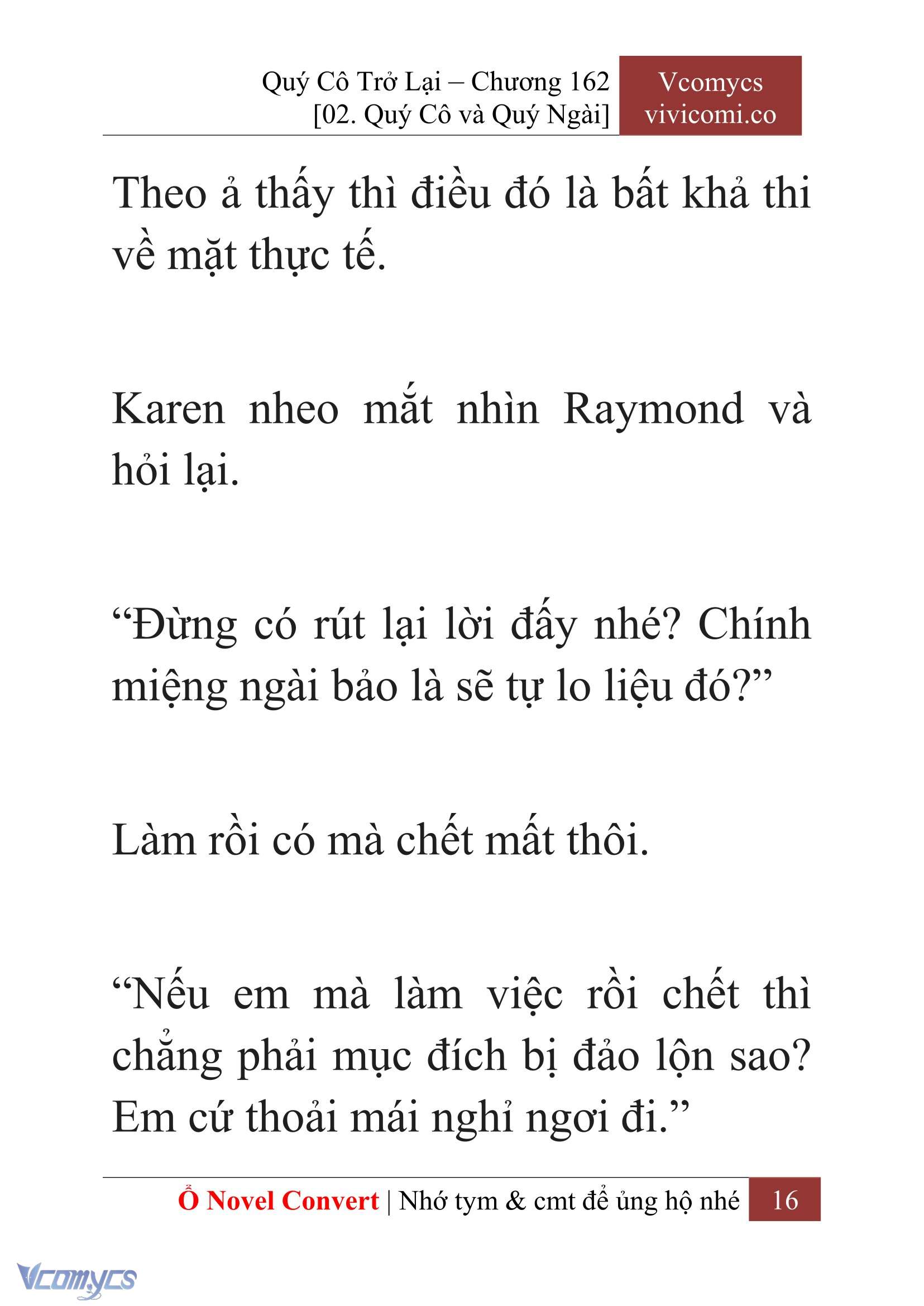 [Novel] Quý Cô Trở Lại Chapter 162 - Trang 19