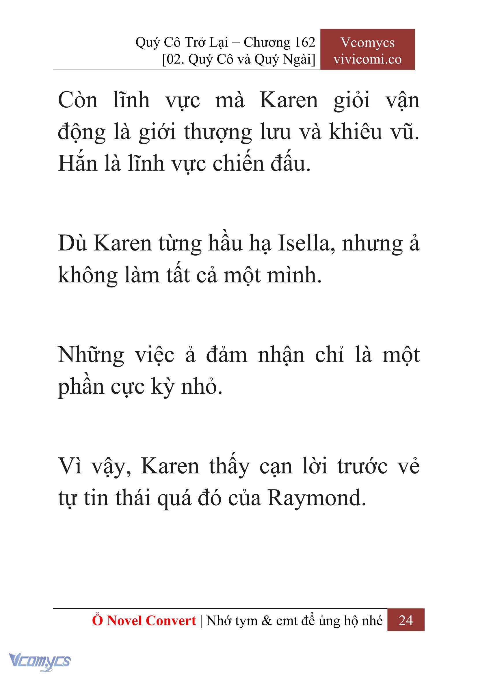 [Novel] Quý Cô Trở Lại Chapter 162 - Trang 27