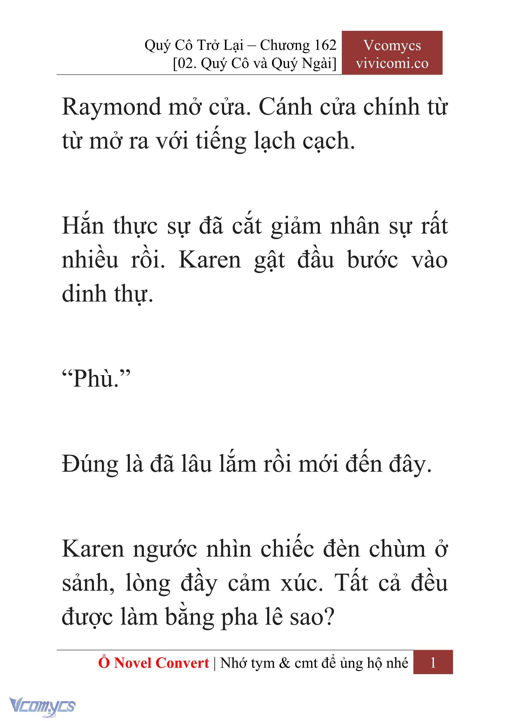 [Novel] Quý Cô Trở Lại Chapter 162 - Trang 4