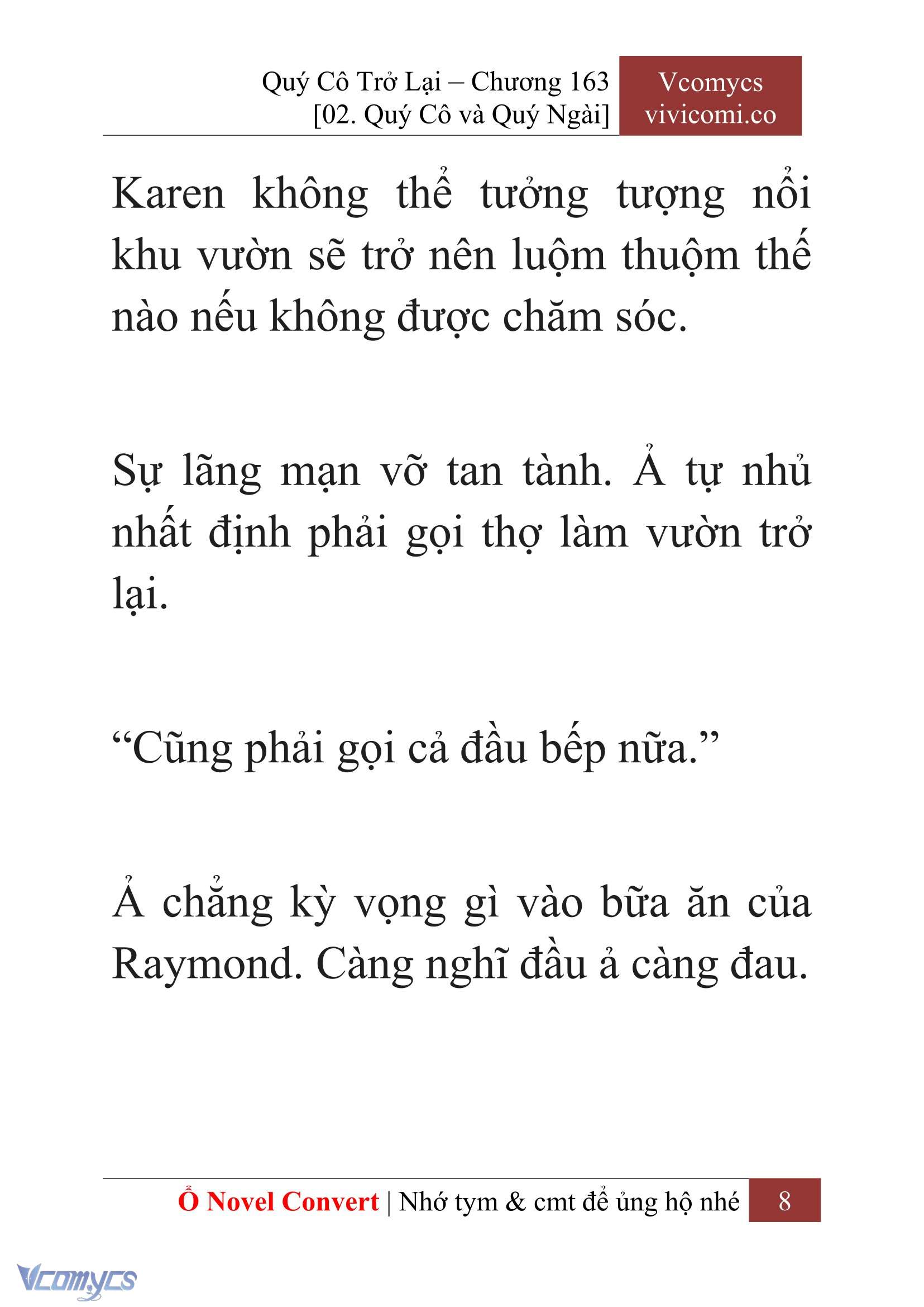 [Novel] Quý Cô Trở Lại Chapter 163 - Trang 11