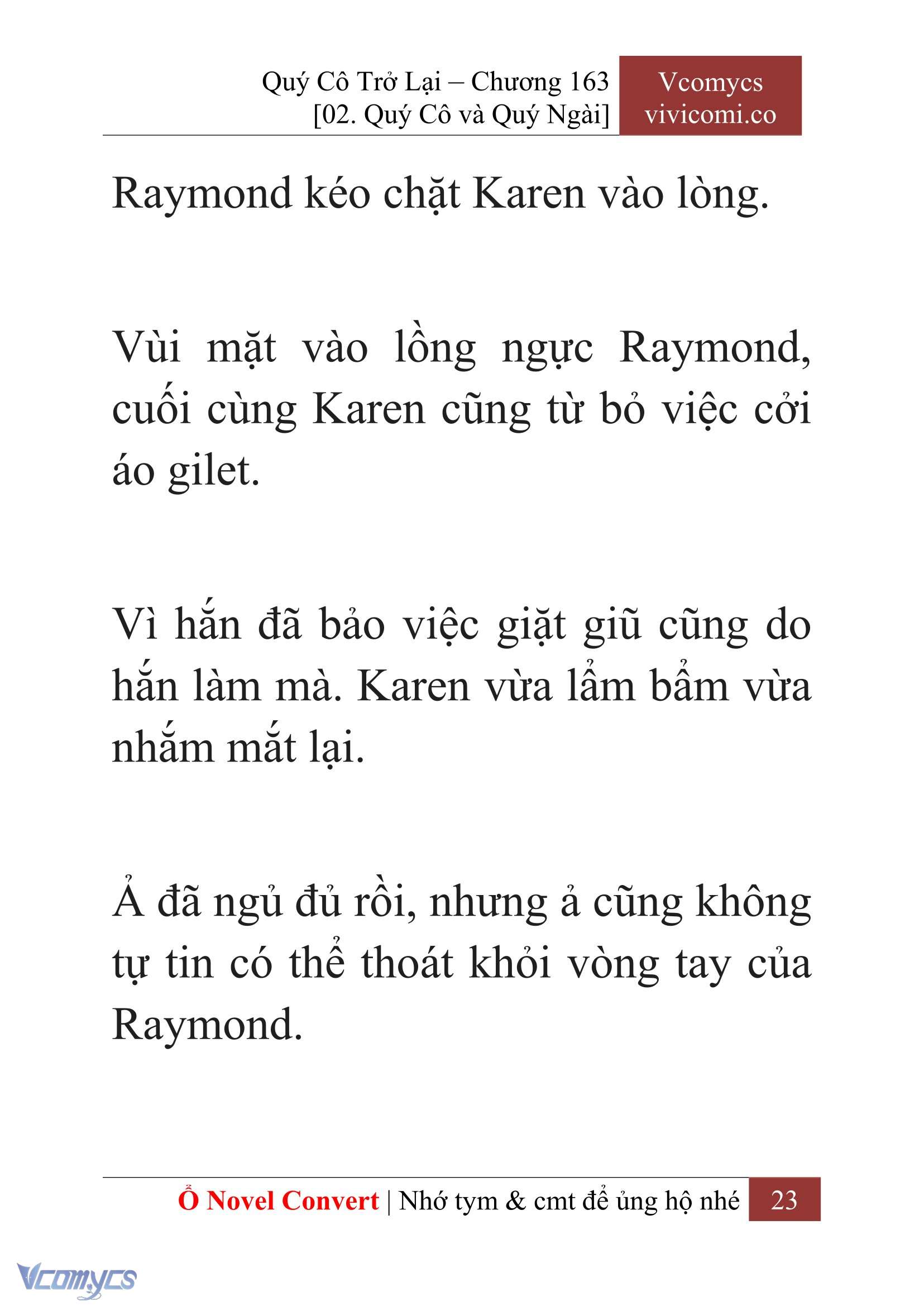 [Novel] Quý Cô Trở Lại Chapter 163 - Trang 26