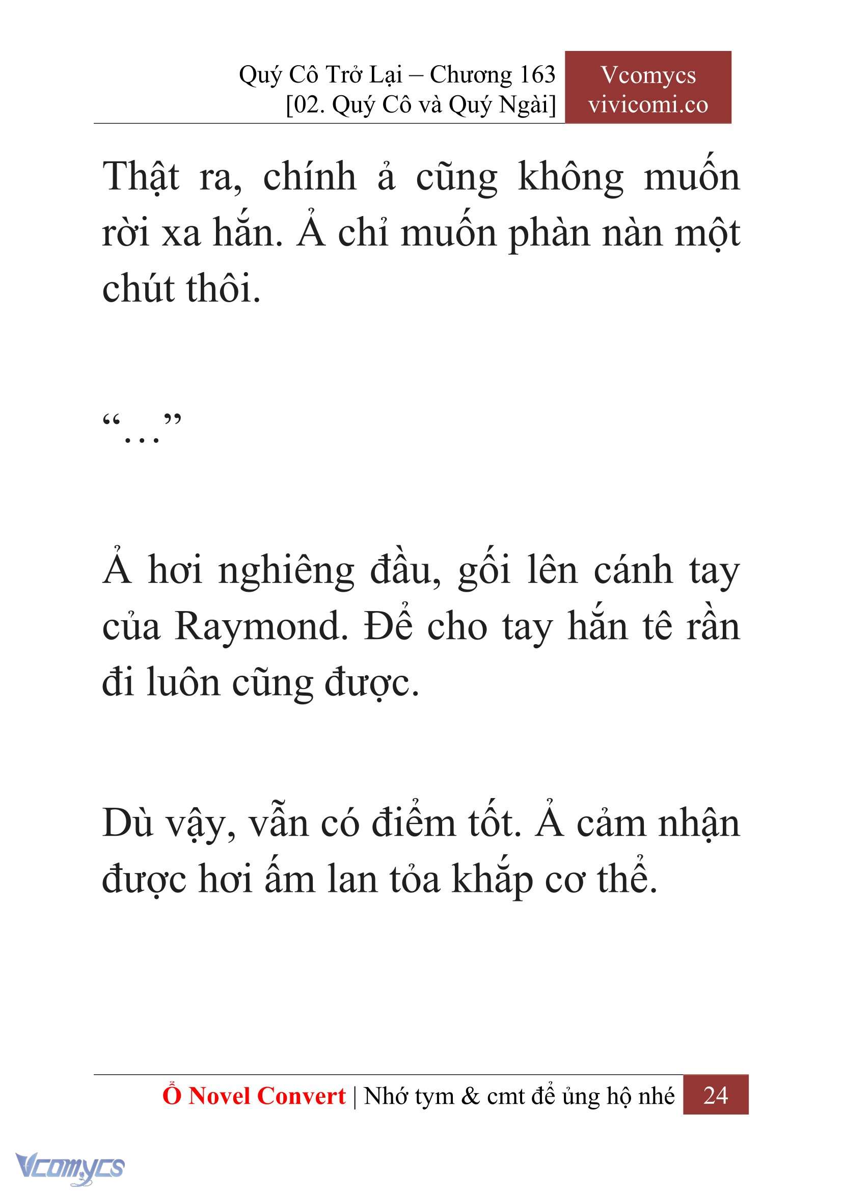 [Novel] Quý Cô Trở Lại Chapter 163 - Trang 27