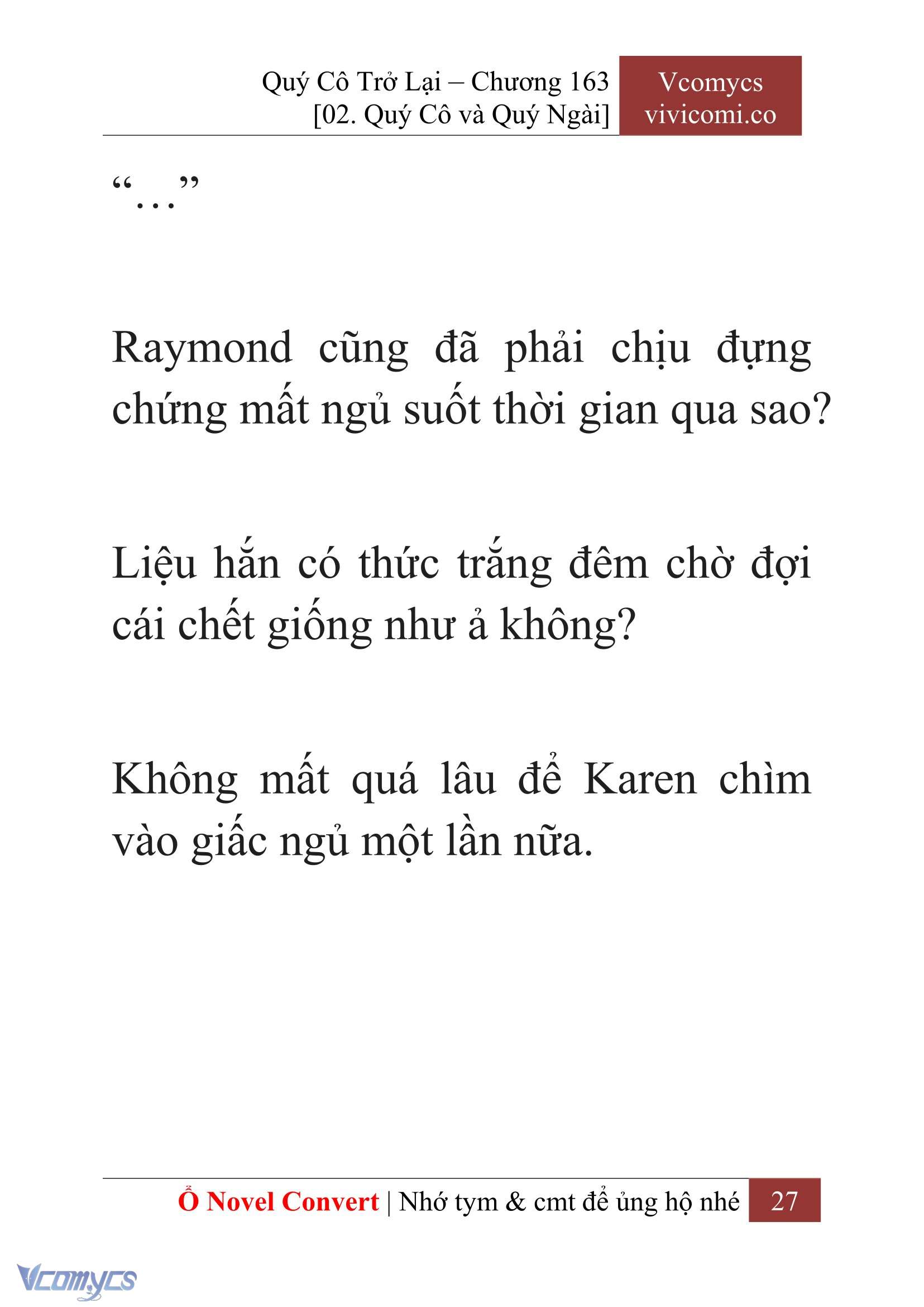 [Novel] Quý Cô Trở Lại Chapter 163 - Trang 30