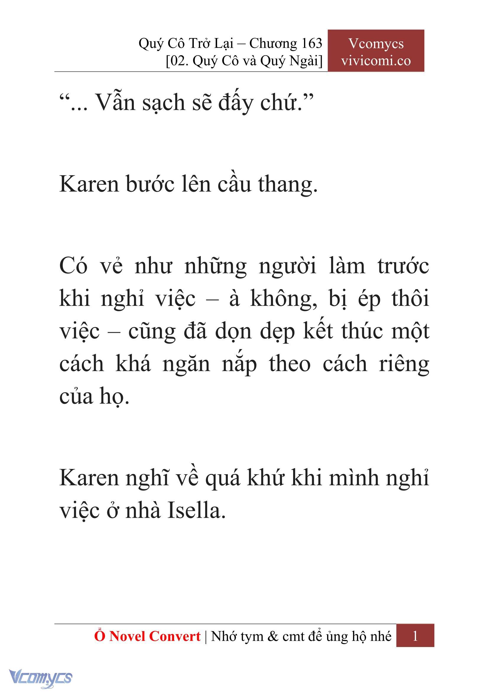 [Novel] Quý Cô Trở Lại Chapter 163 - Trang 4