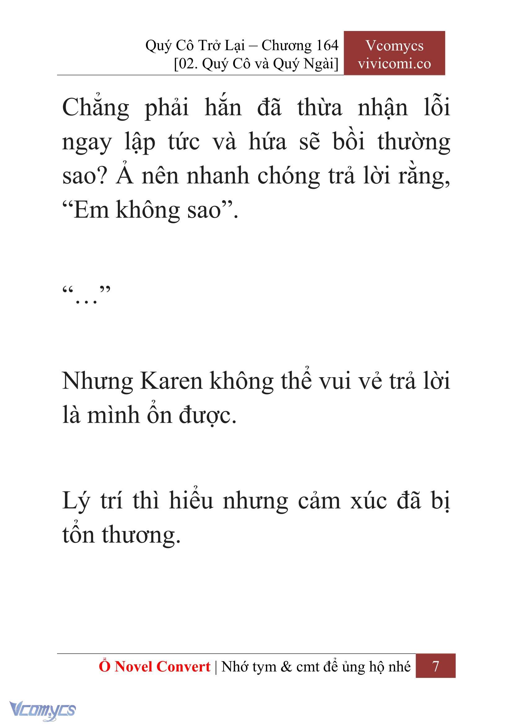 [Novel] Quý Cô Trở Lại Chapter 164 - Trang 9