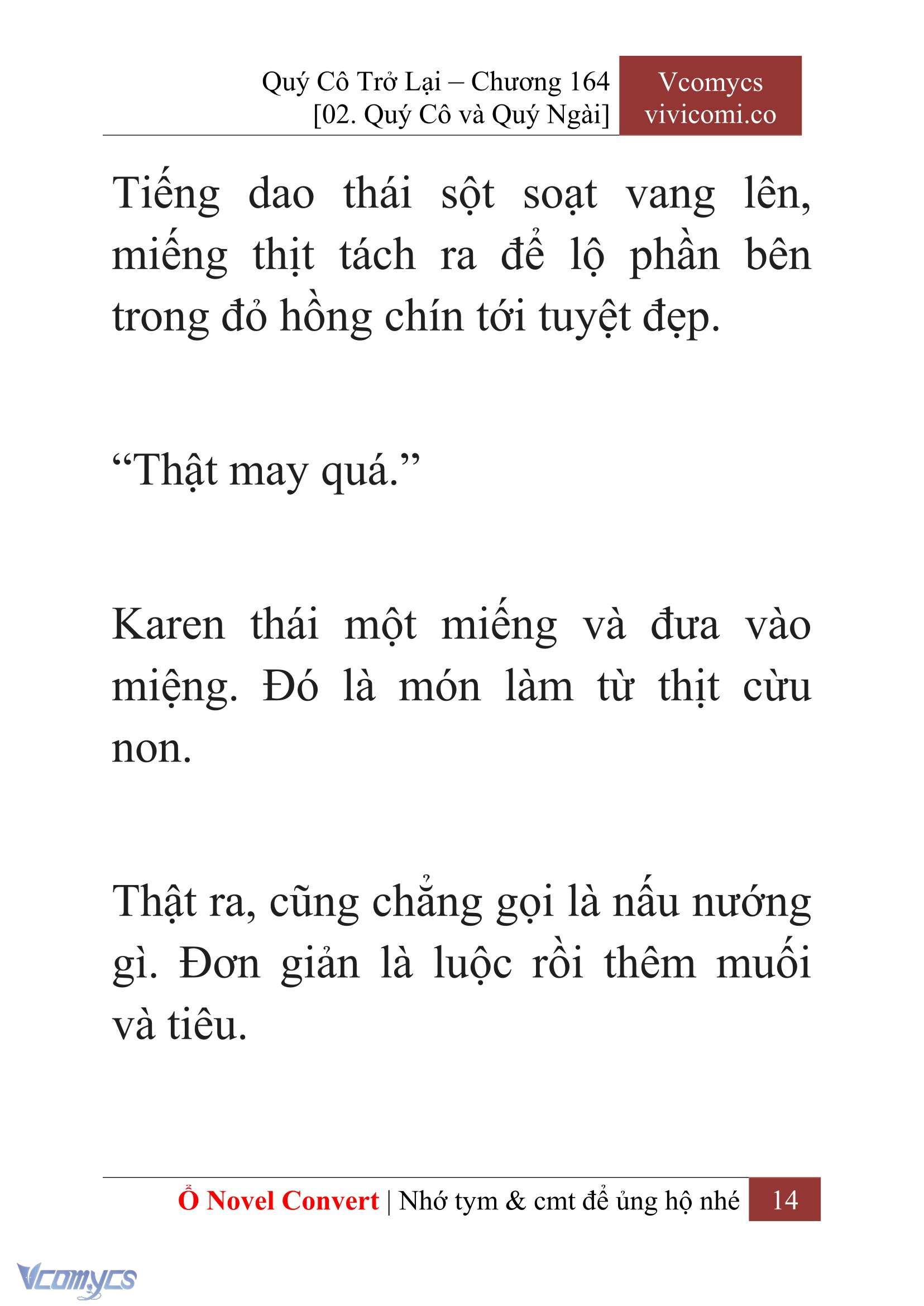 [Novel] Quý Cô Trở Lại Chapter 164 - Trang 16