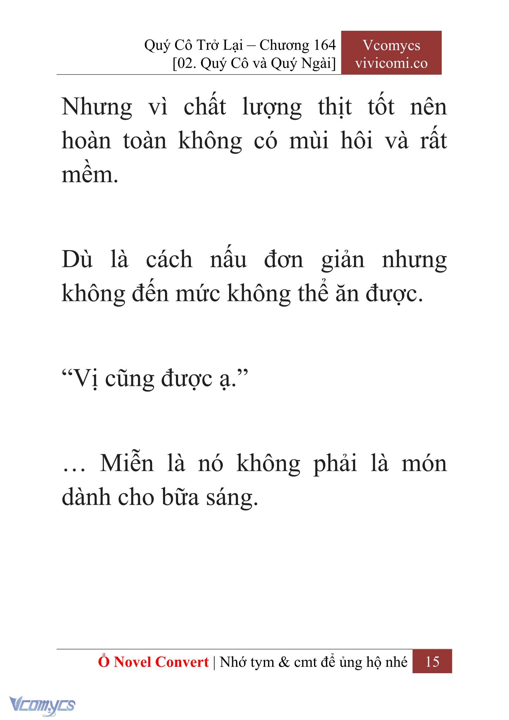 [Novel] Quý Cô Trở Lại Chapter 164 - Trang 17