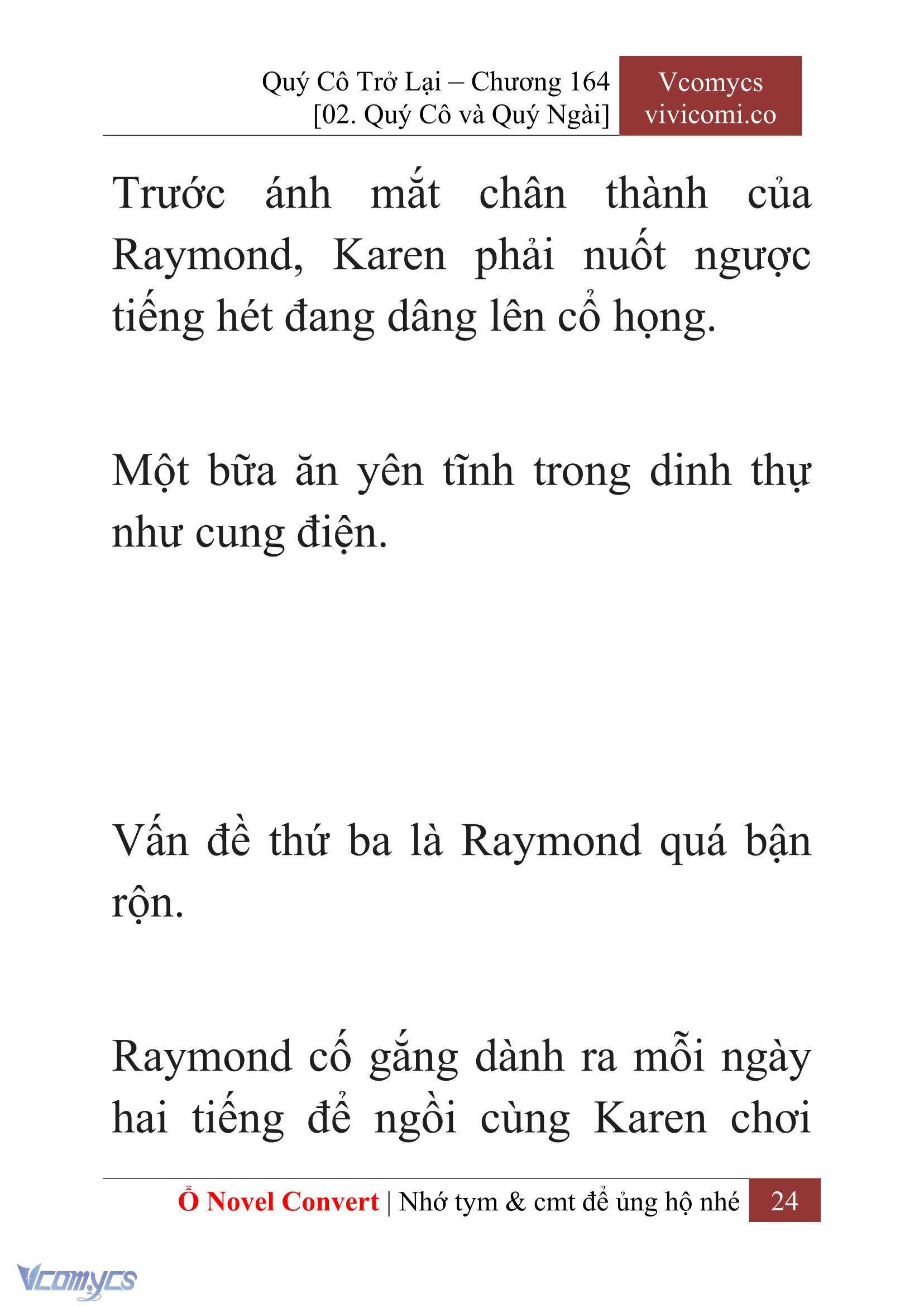 [Novel] Quý Cô Trở Lại Chapter 164 - Trang 26