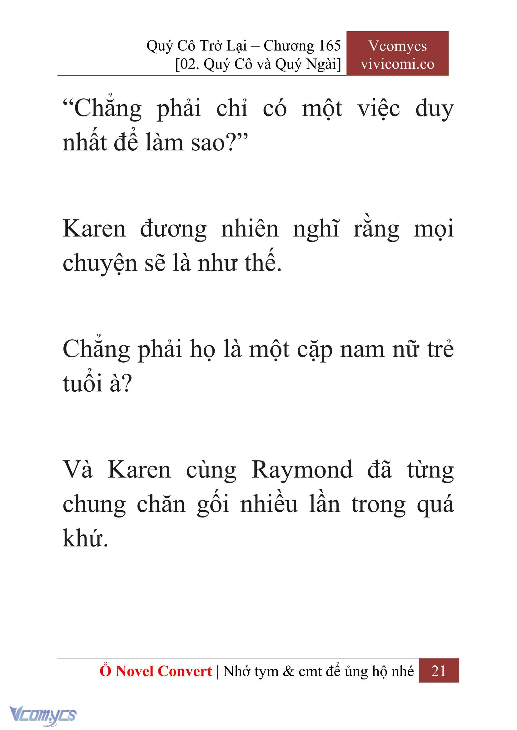 [Novel] Quý Cô Trở Lại Chapter 165 - Trang 24
