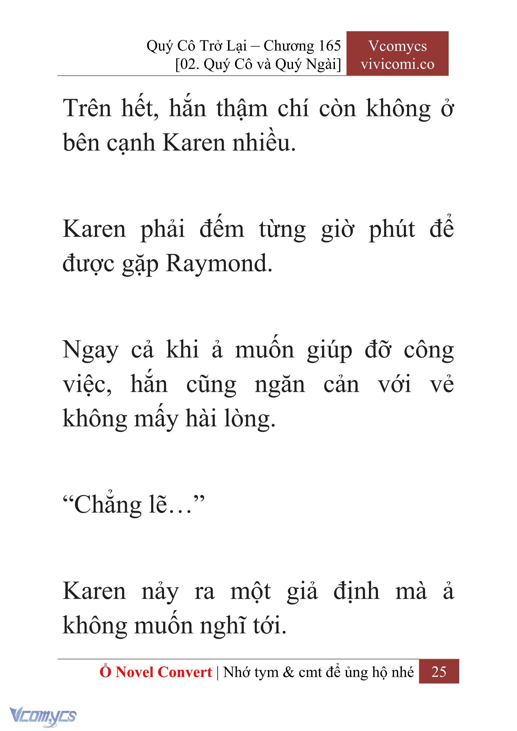 [Novel] Quý Cô Trở Lại Chapter 165 - Trang 28