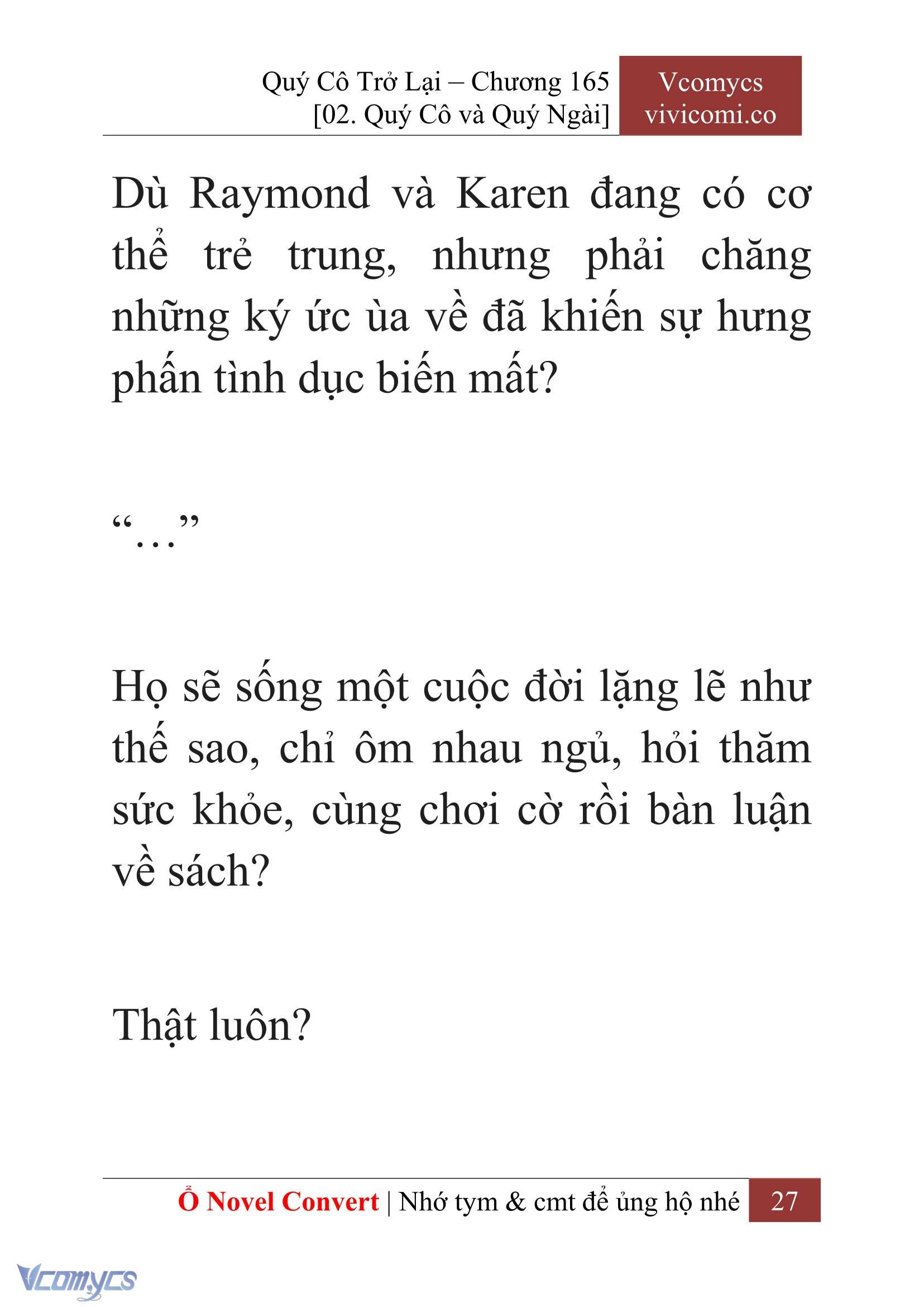 [Novel] Quý Cô Trở Lại Chapter 165 - Trang 30