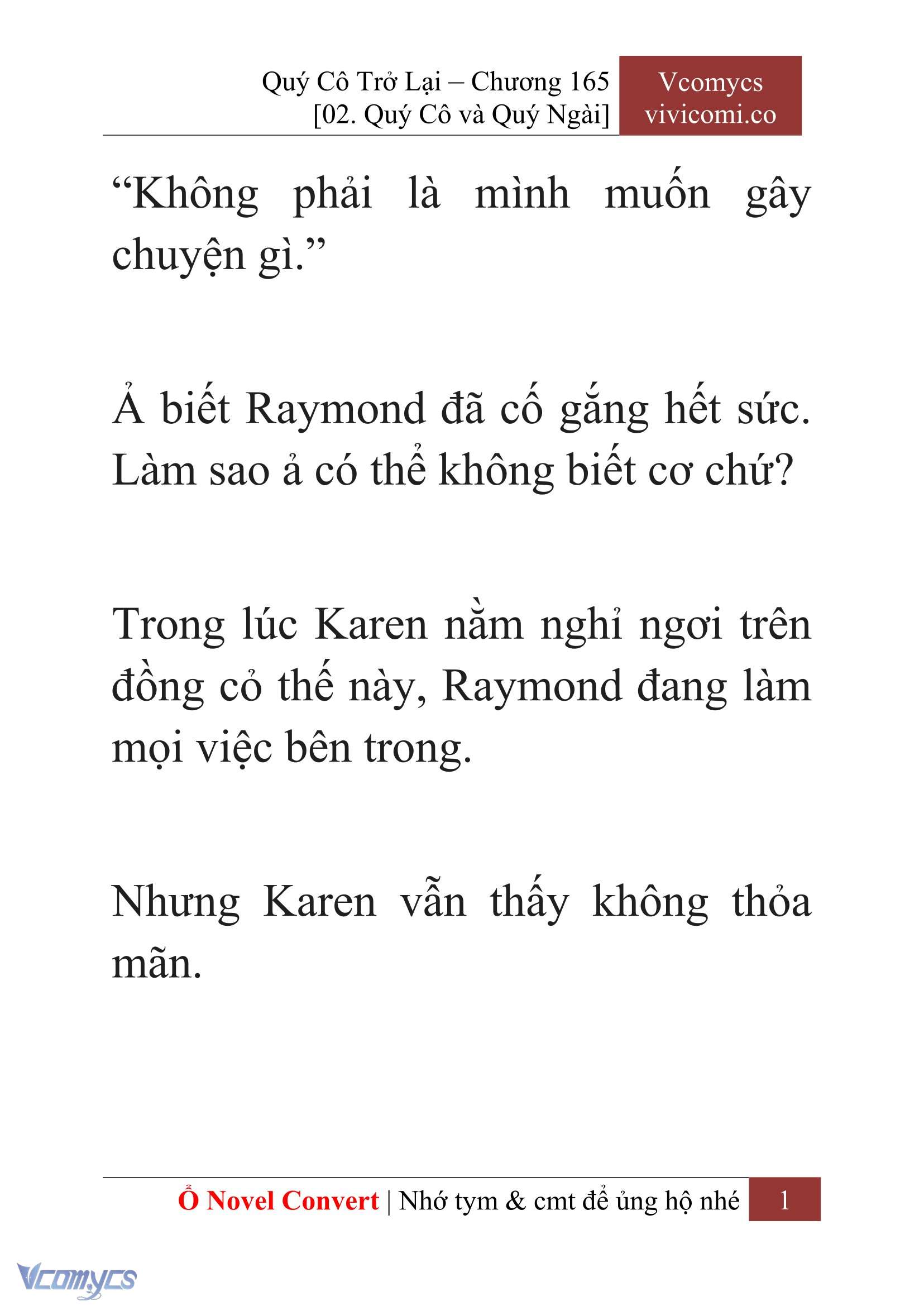 [Novel] Quý Cô Trở Lại Chapter 165 - Trang 4
