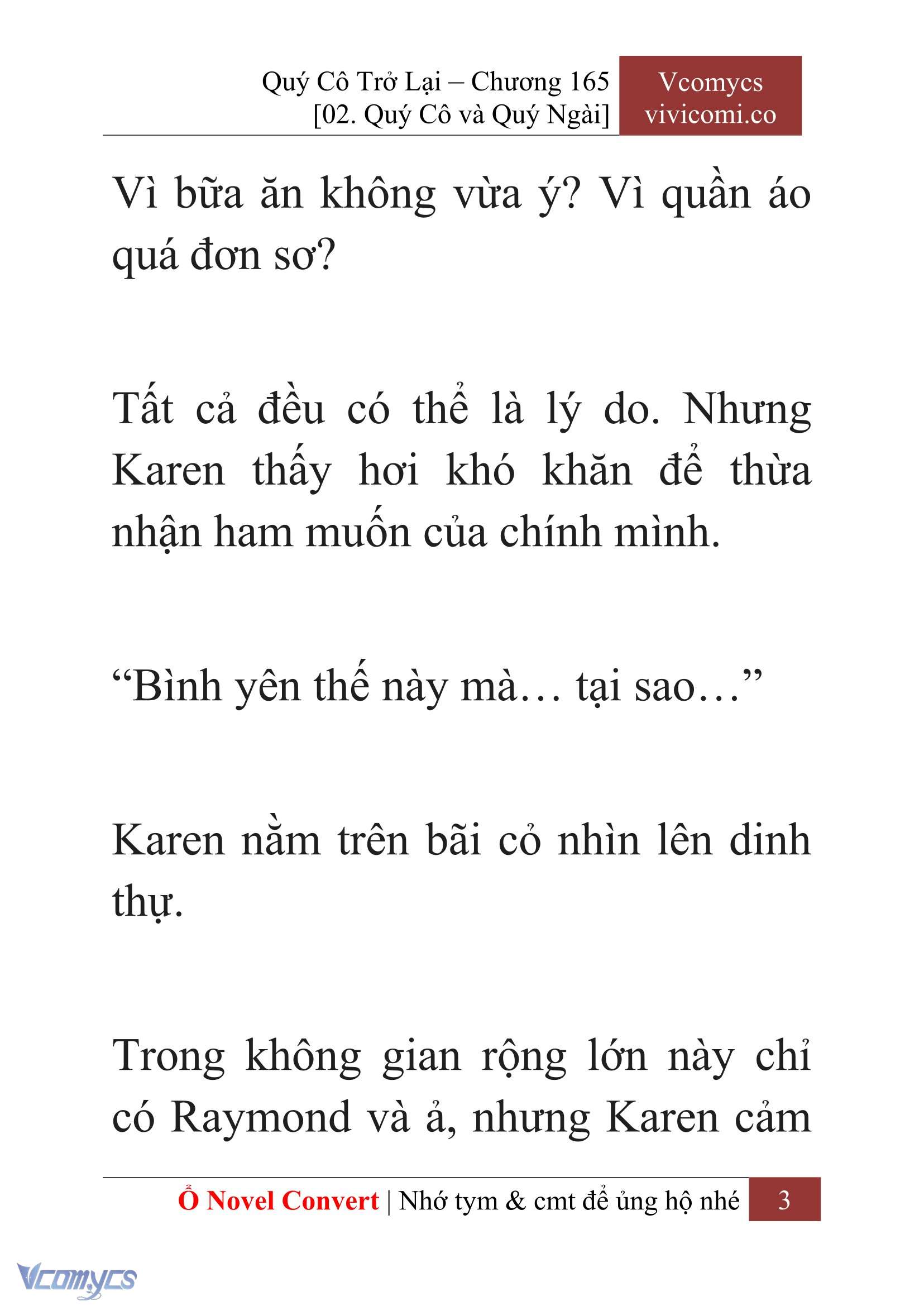 [Novel] Quý Cô Trở Lại Chapter 165 - Trang 6