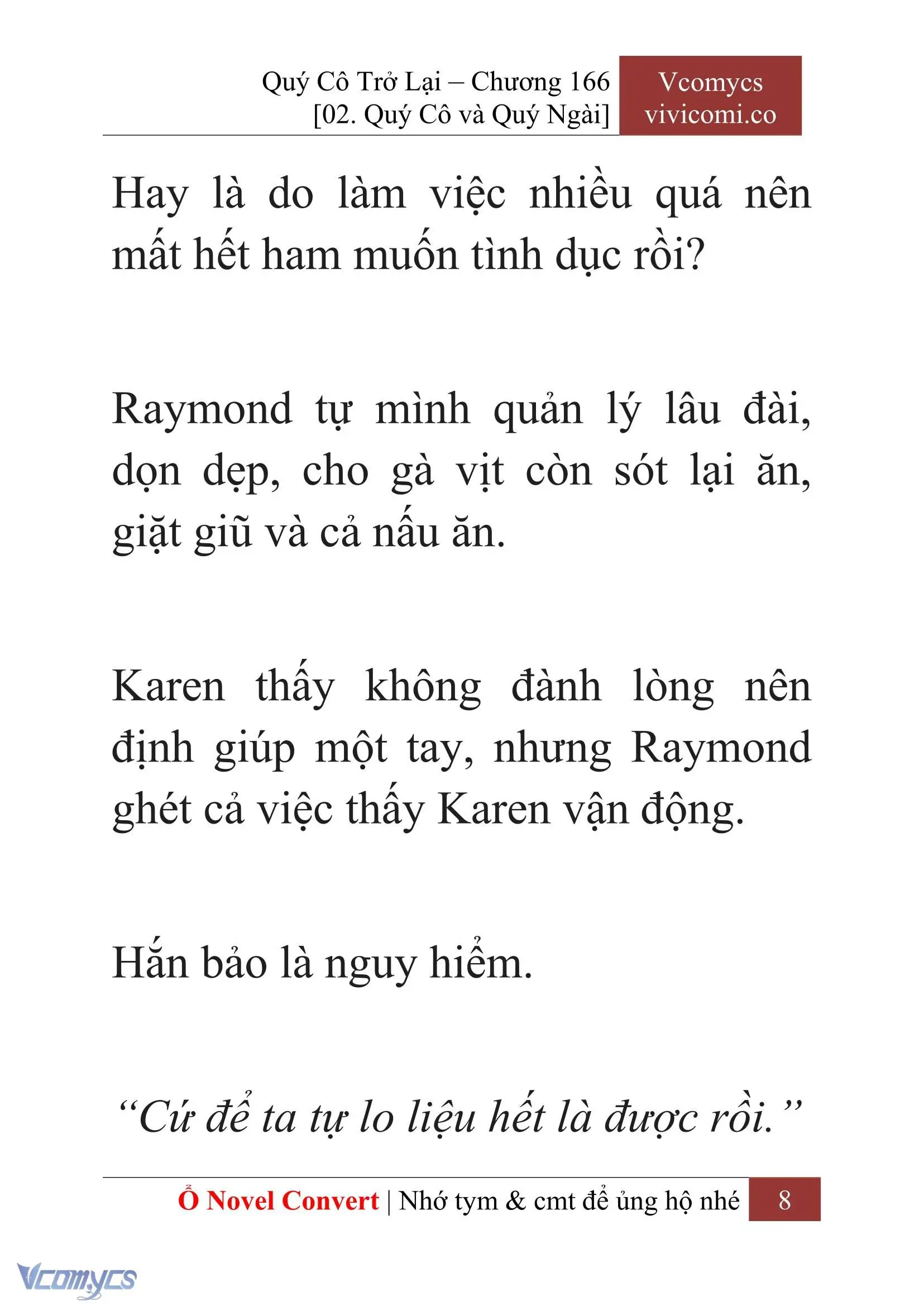 [Novel] Quý Cô Trở Lại Chapter 166 - Trang 11