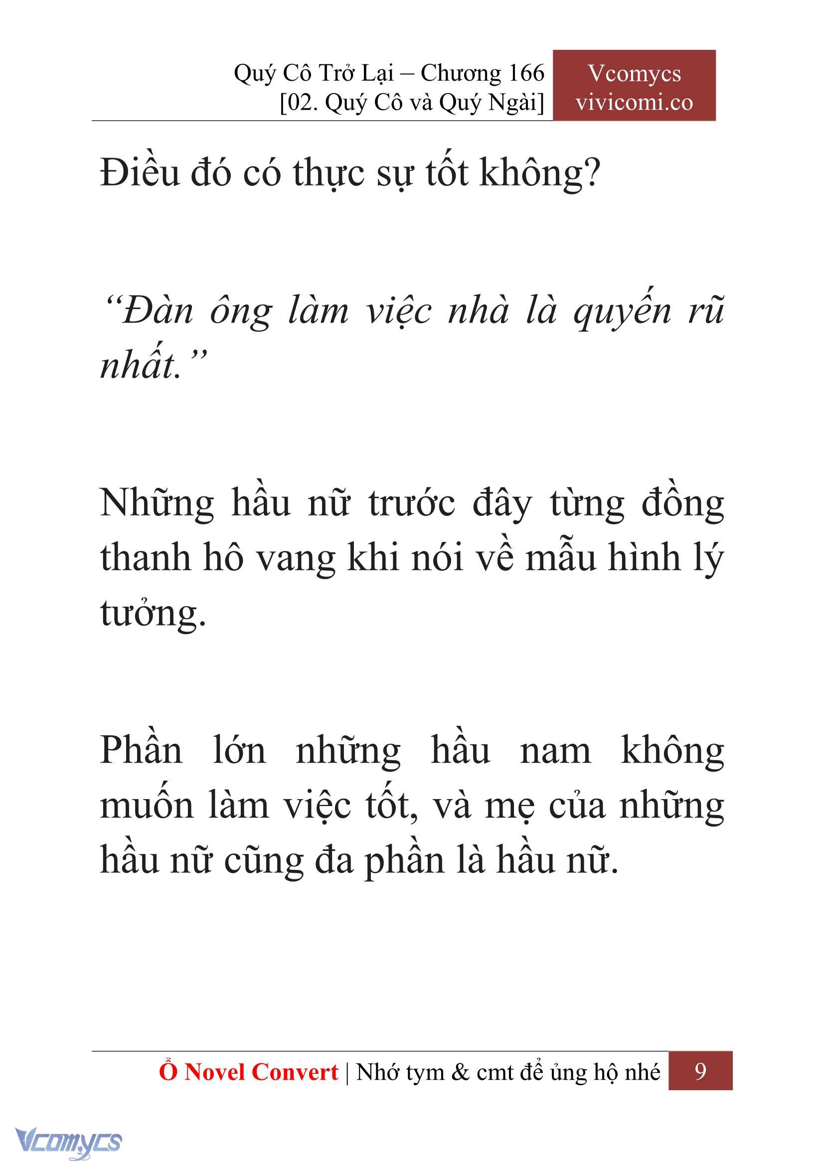 [Novel] Quý Cô Trở Lại Chapter 166 - Trang 12