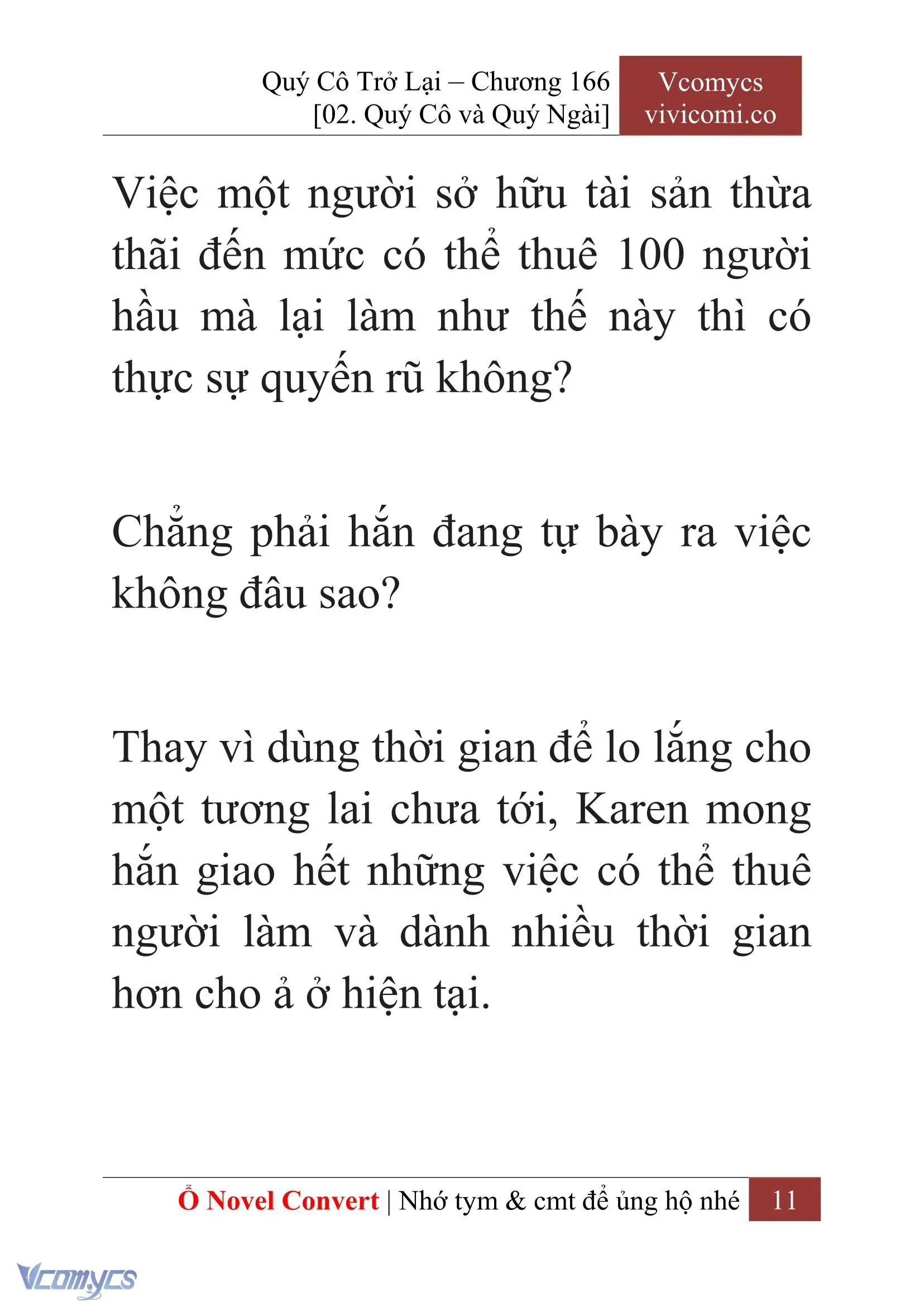[Novel] Quý Cô Trở Lại Chapter 166 - Trang 14