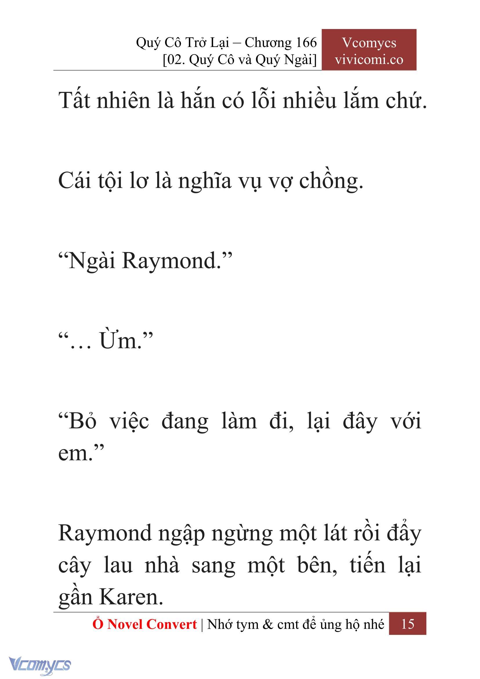 [Novel] Quý Cô Trở Lại Chapter 166 - Trang 18