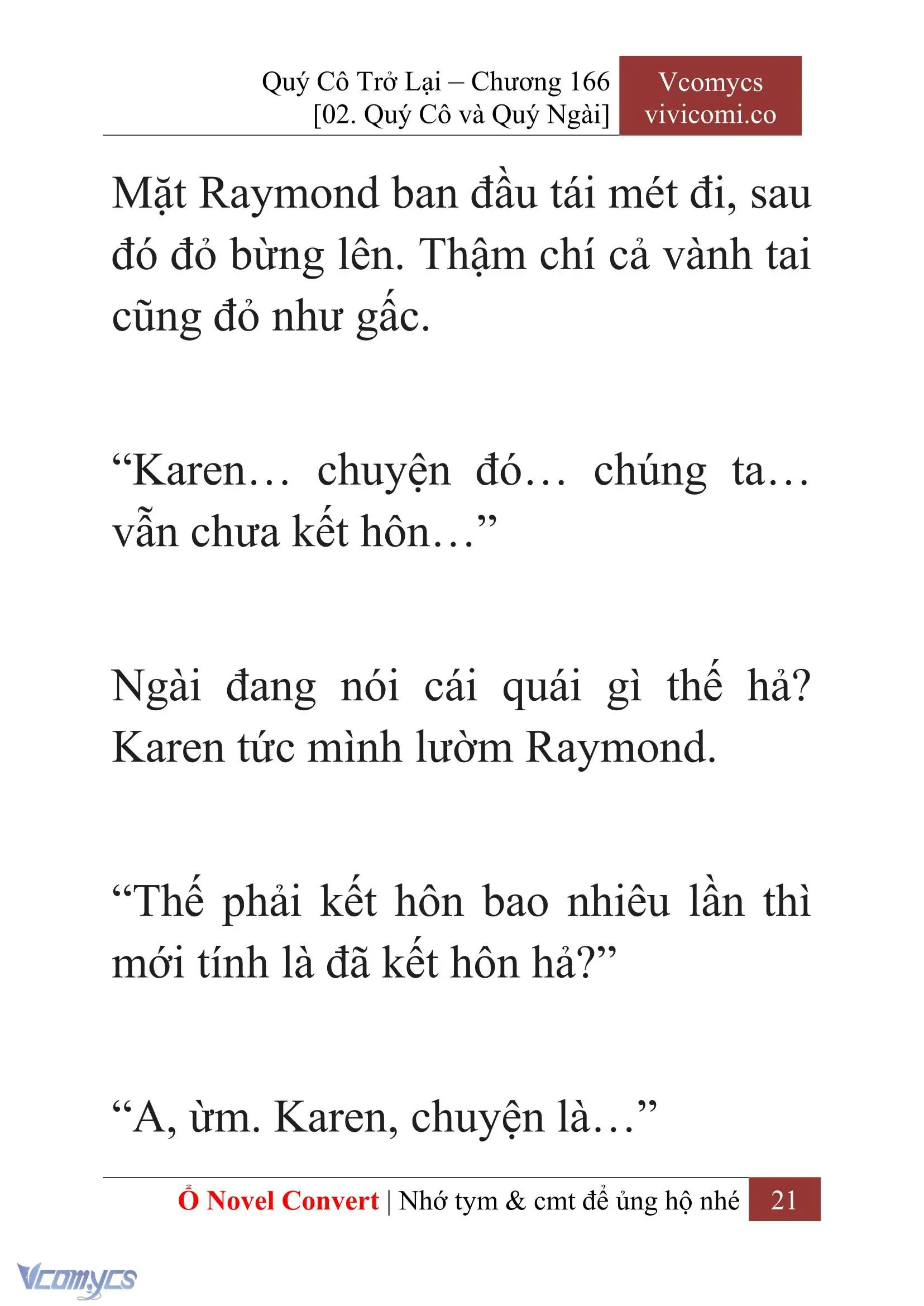 [Novel] Quý Cô Trở Lại Chapter 166 - Trang 24